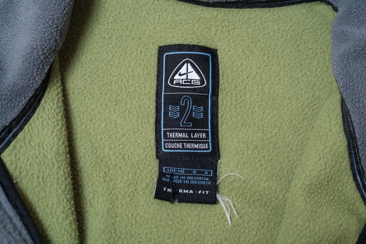 Nike ACG Nike ACG Muted Green Fleece Vest Size L / US 10 / IT 46 - 6 Thumbnail