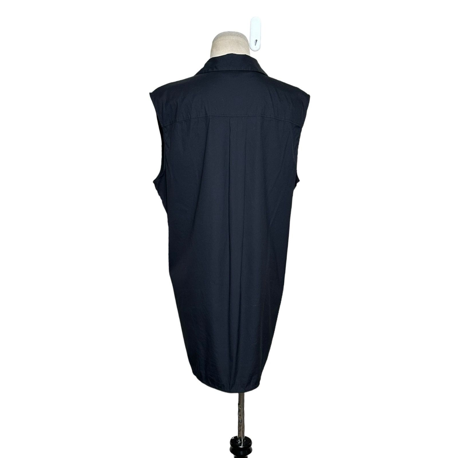 Cos Cos black sleeveless collard buttoned shirt size 14 Size XL / US 12-14 / IT 48-50 - 9 Thumbnail