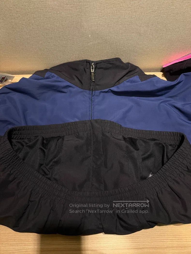 Balenciaga Balenciaga Black and blue color block school uniform jacke Size US XS / EU 42 / 0 - 4 Thumbnail