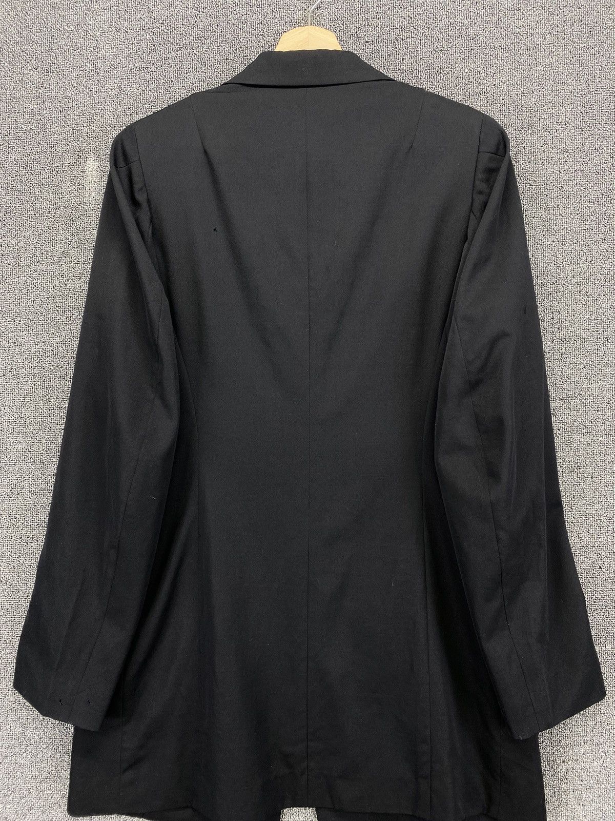 Yohji Yamamoto Vintage Yohji Yamamoto Wool Coats Long Jacket Size M / US 6-8 / IT 42-44 - 10 Thumbnail