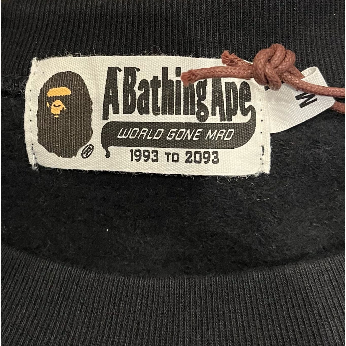 Bape BAPE Ape Head Graphic Crewneck Black Size US M / EU 48-50 / 2 - 3 Thumbnail