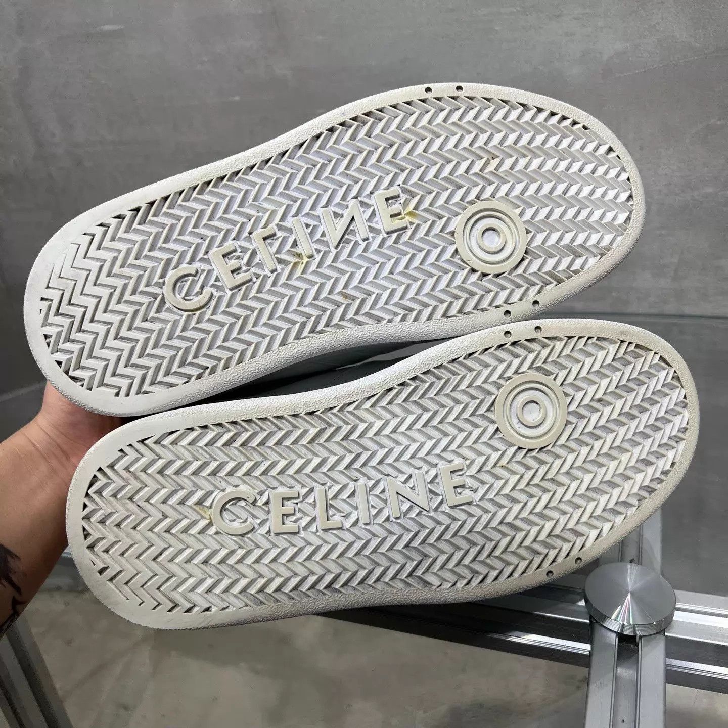 Celine Celine Block White Platform Casual Shoe 39 Size US 8.5 / IT 38.5 - 7 Thumbnail