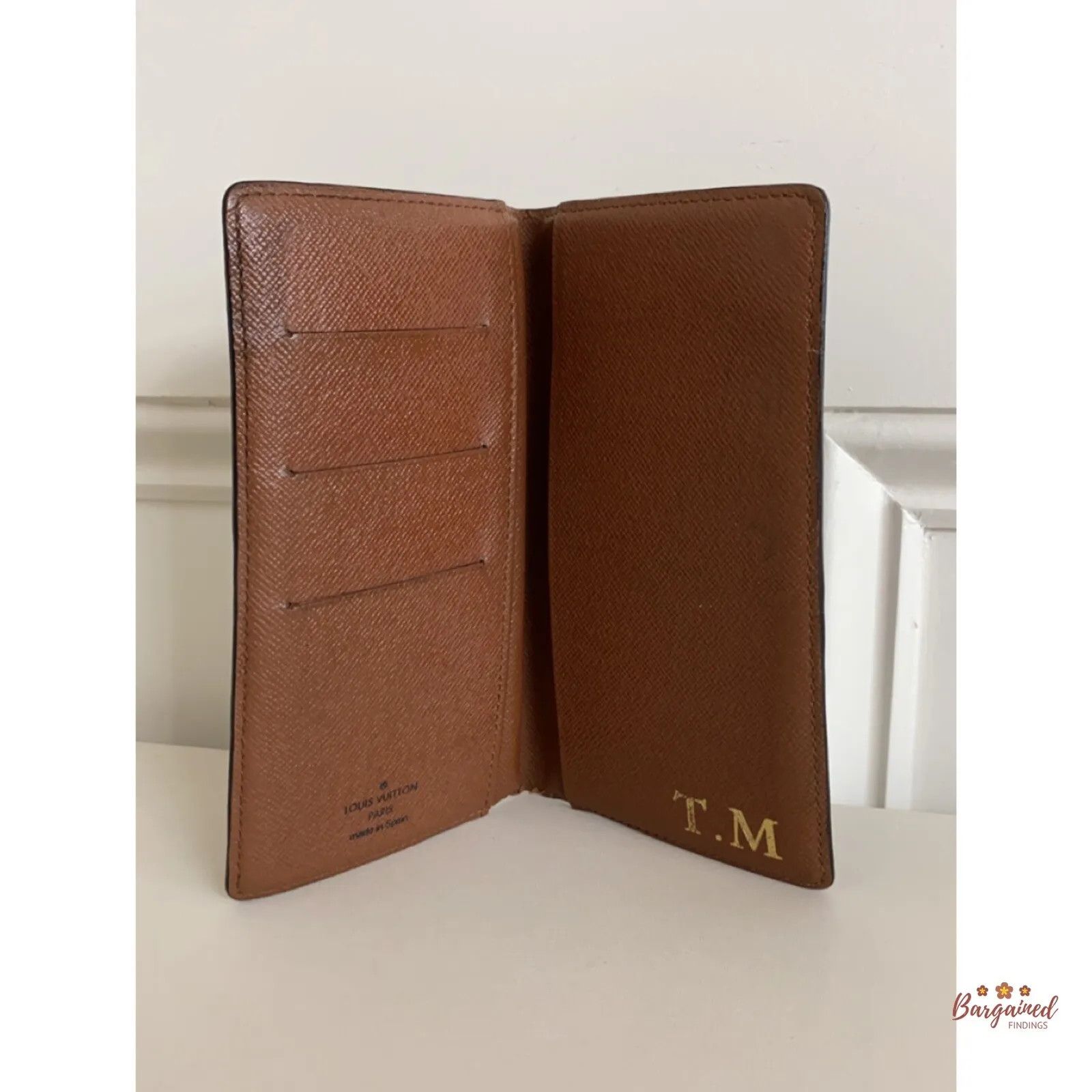 Louis Vuitton LOUIS VUITTON Monogram Canvas Checkbook Holder Case Wallet Size ONE SIZE - 5 Thumbnail