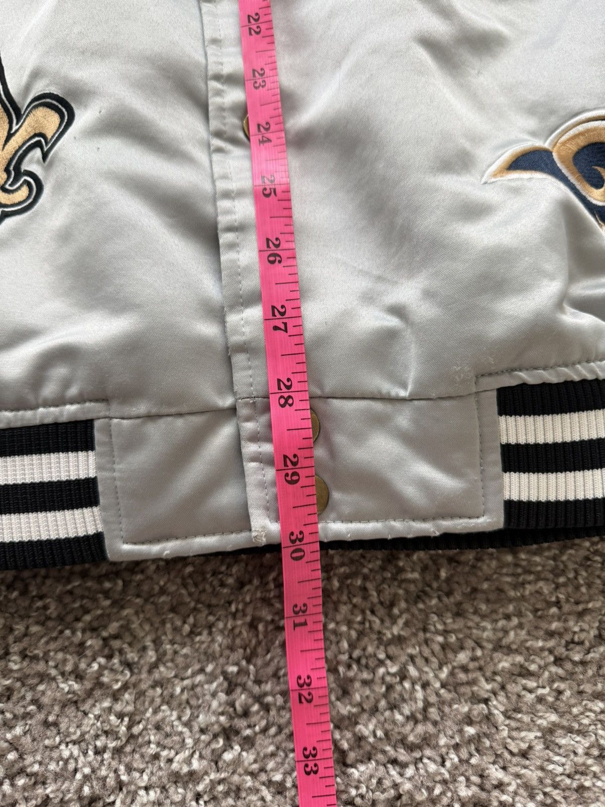 Reebok Vintage Reebok NFL All-Team Embroidered Satin Bomber Jacket Size US XXL / EU 58 / 5 - 11 Thumbnail