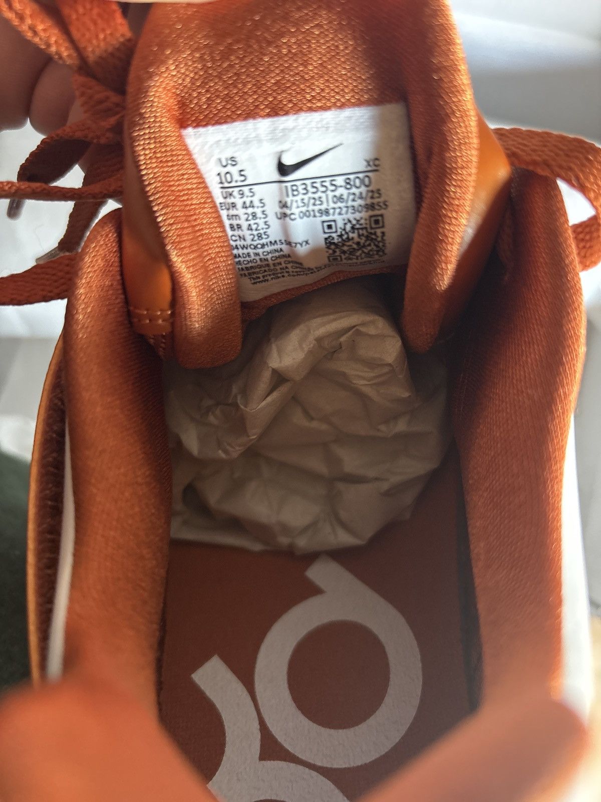 Nike Nike KD 4 Texas Longhorns Size 10.5 Mens Size US 10.5 / EU 43-44 - 6 Thumbnail