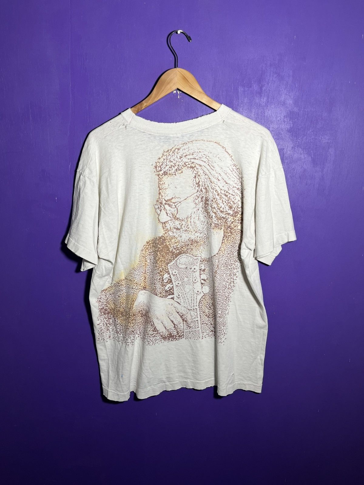 Band Tees × Vintage Vintage 1993 Jerry Garcia band Jerry art t-shirt Size US XL / EU 56 / 4 - 2 Thumbnail