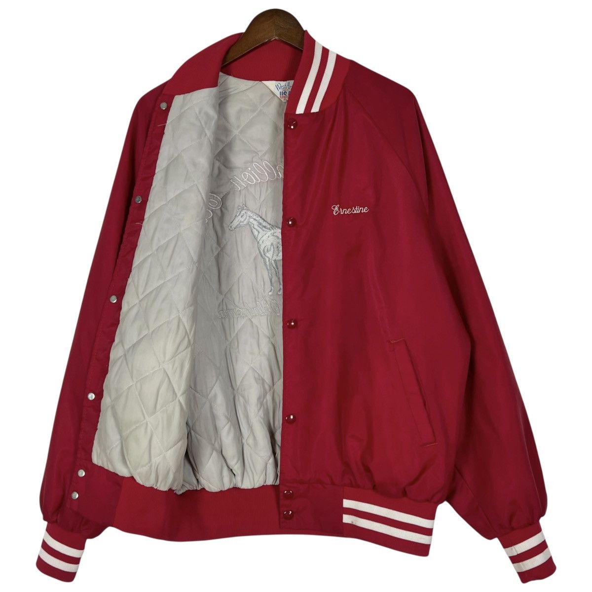 Vintage 90s Vintage Mustang Silver Stalion Club Jacket Size US XL / EU 56 / 4 - 3 Thumbnail