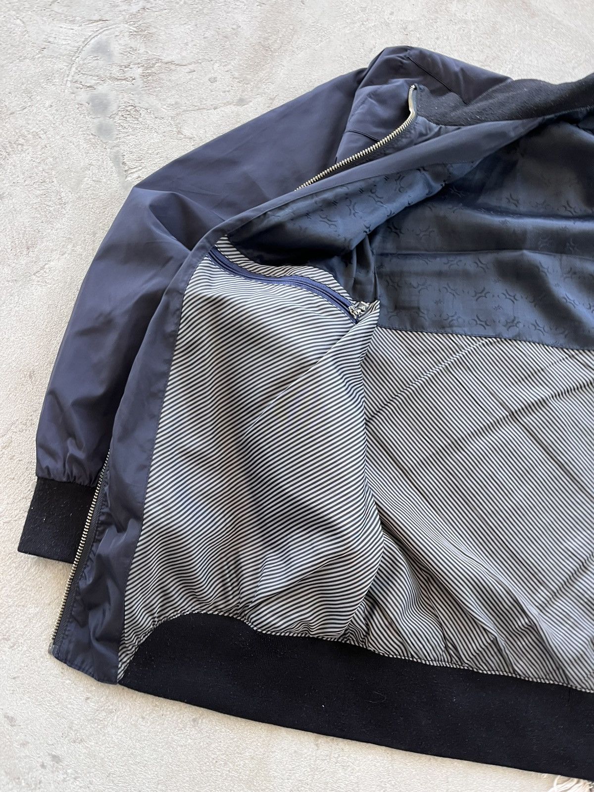 Billionaire Couture Luxury Billionaire Nylon Bomber Jacket Blue Size 58 Y2K Size US XXL / EU 58 / 5 - 19 Thumbnail