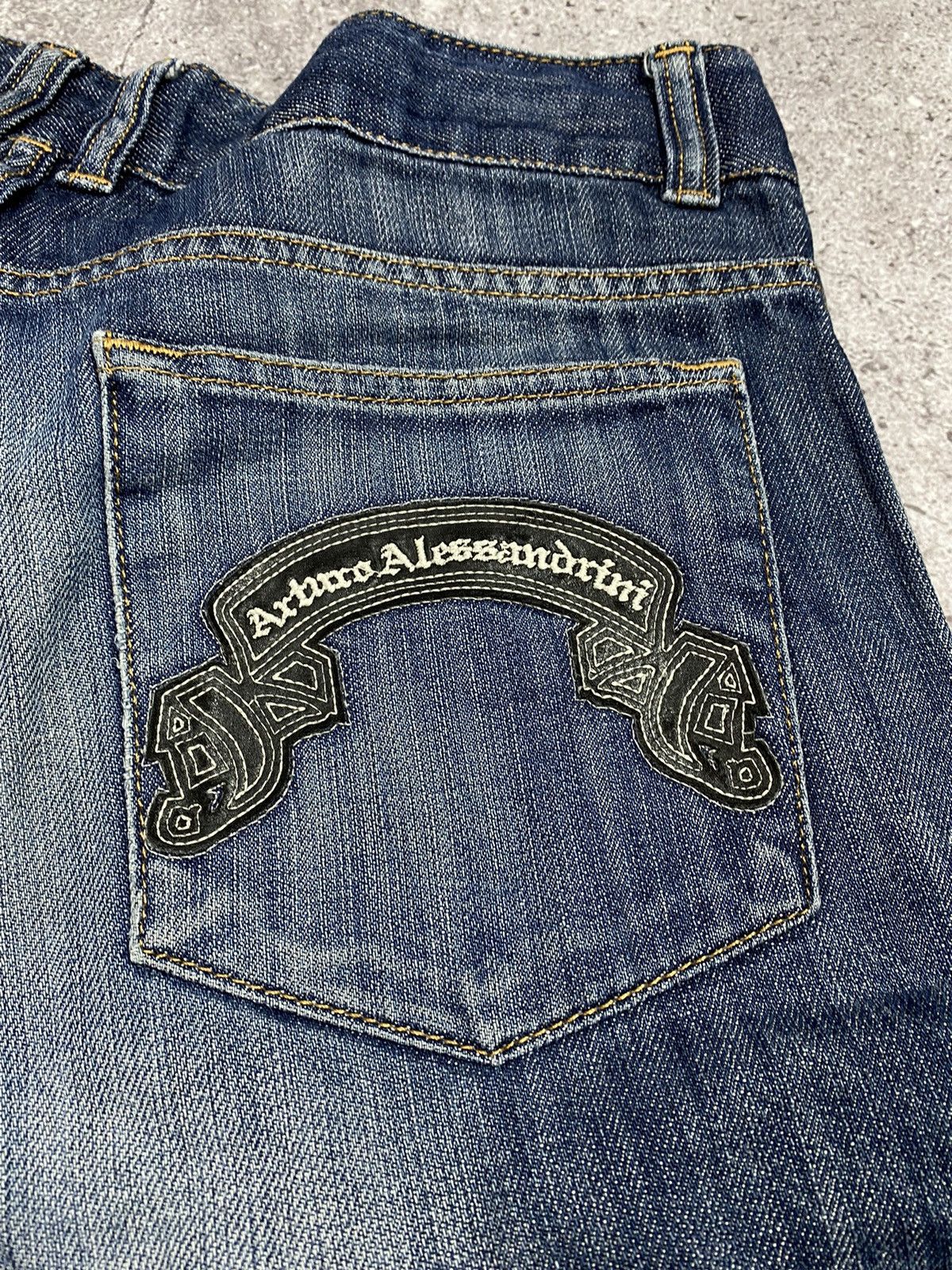 Vintage Vintage Arturo Alessandrini denim jeans Size US 32 / EU 48 - 9 Thumbnail