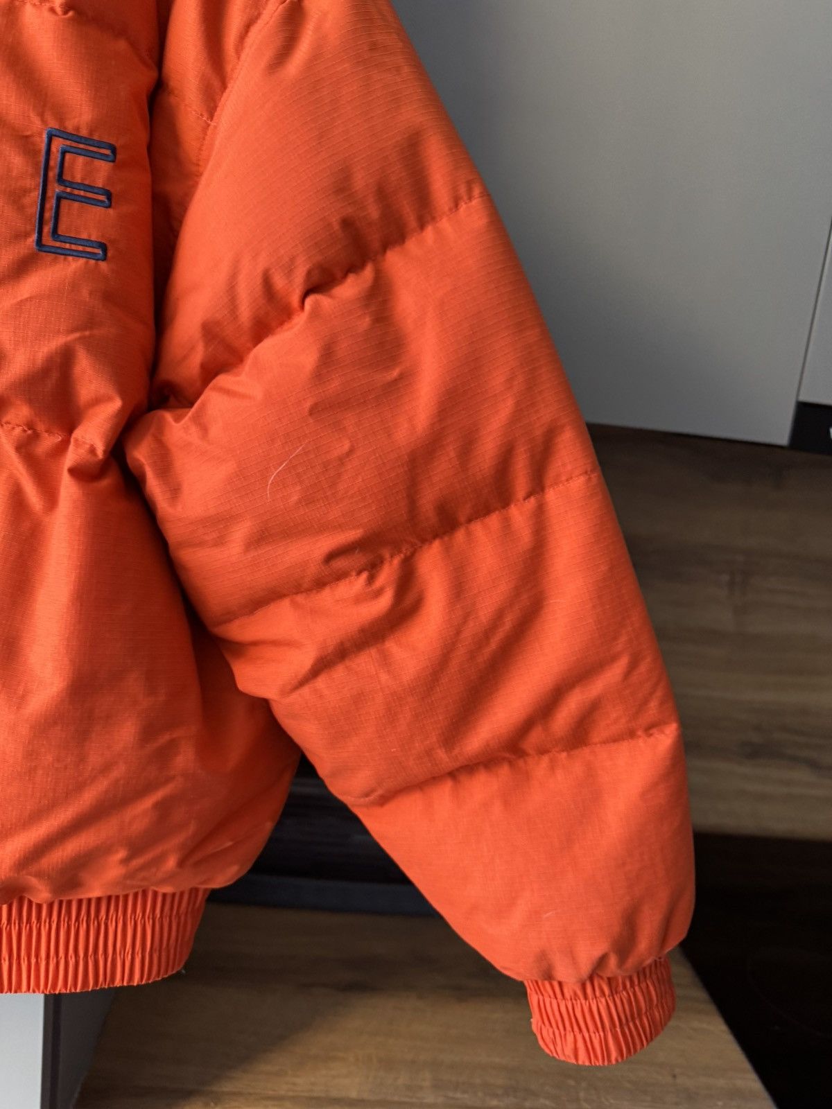 Nike × Vintage Vintage Nike Big Logo Down Jacket Puffer Drill Y2k Size M / US 6-8 / IT 42-44 - 5 Thumbnail