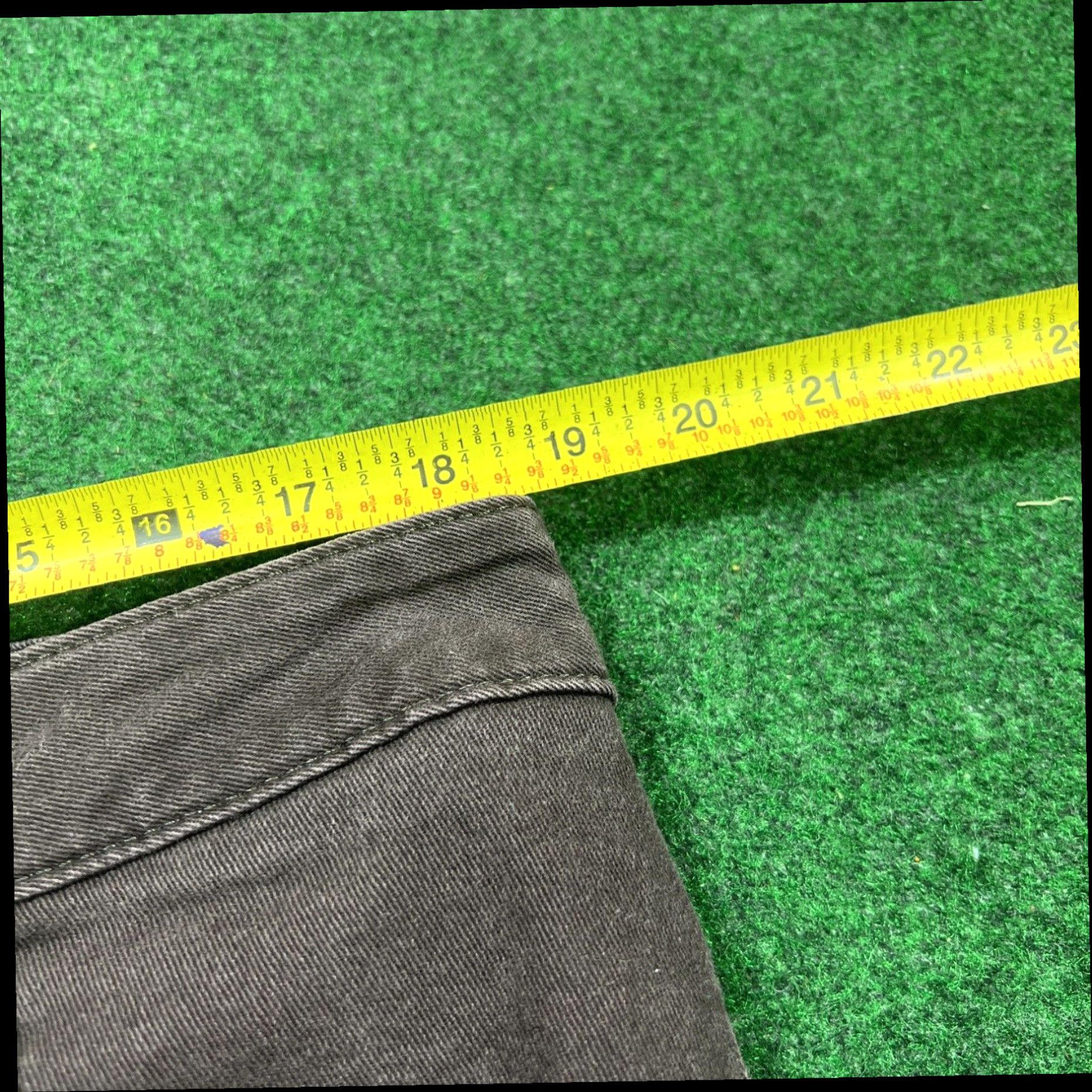 Lee Lee Womens Plus Brown At the Waist Straight Leg Denim Pants Sz 18W Medium 37x28 Size 40" / US 18 - 6 Thumbnail