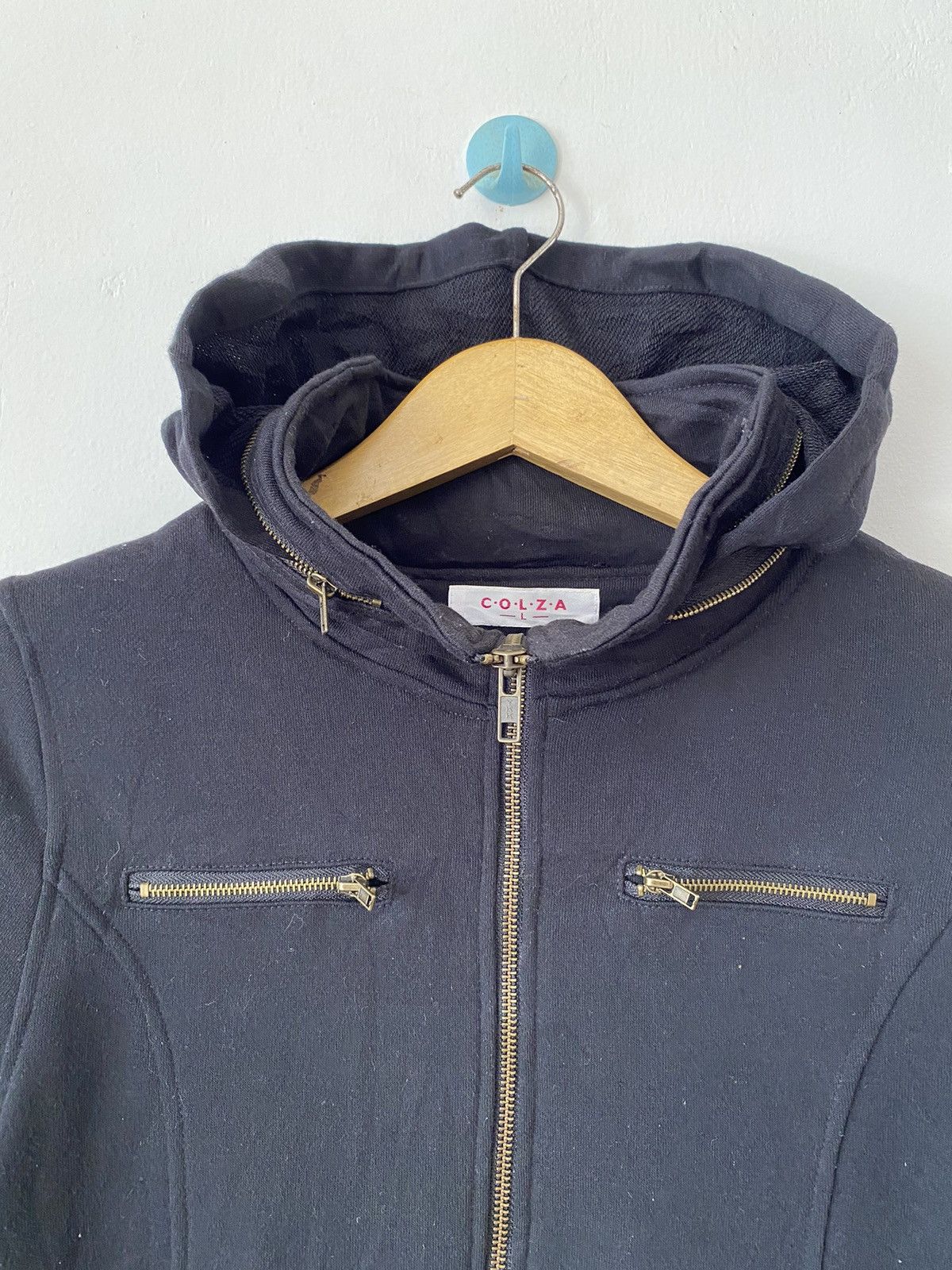 If Six Was Nine × Japanese Brand × Le Grande Bleu (L.G.B.) Japanese Colza punk zip hoodie double zipper Size US L / EU 52-54 / 3 - 2 Thumbnail