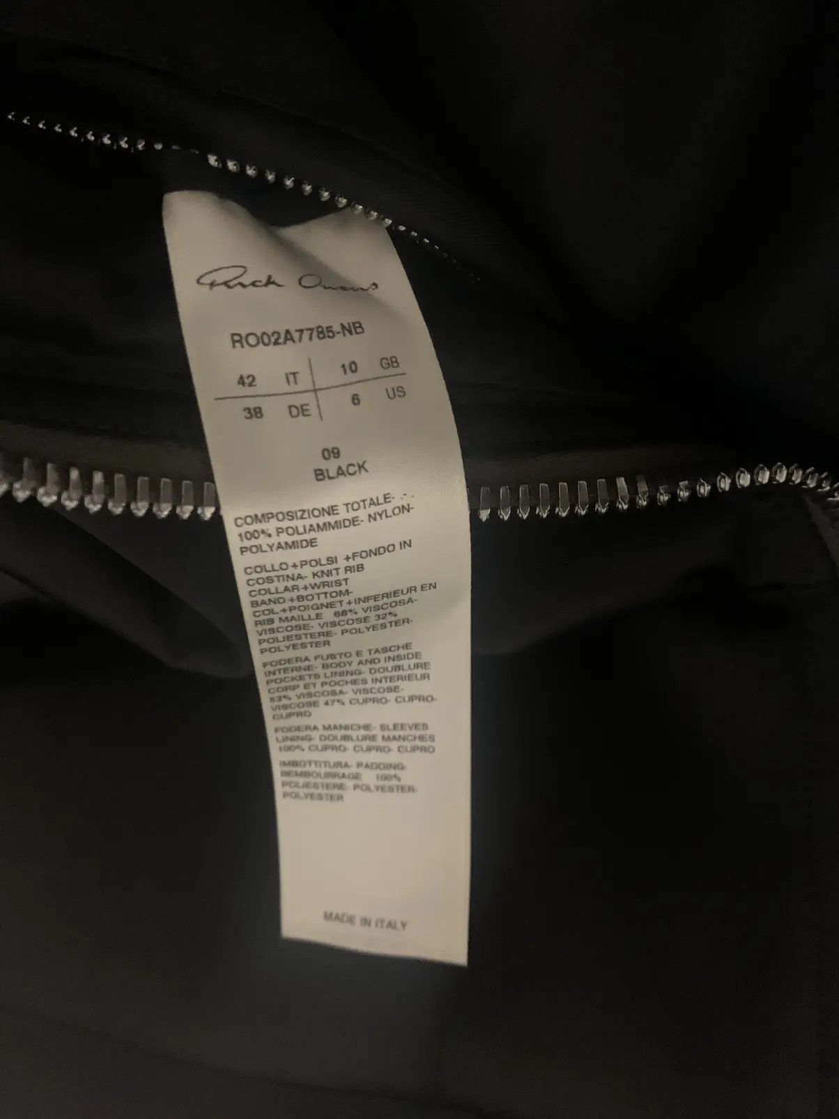 Rick Owens Rick Owens FW21 Gethsemane Girdered Bomber Size M / US 6-8 / IT 42-44 - 4 Thumbnail