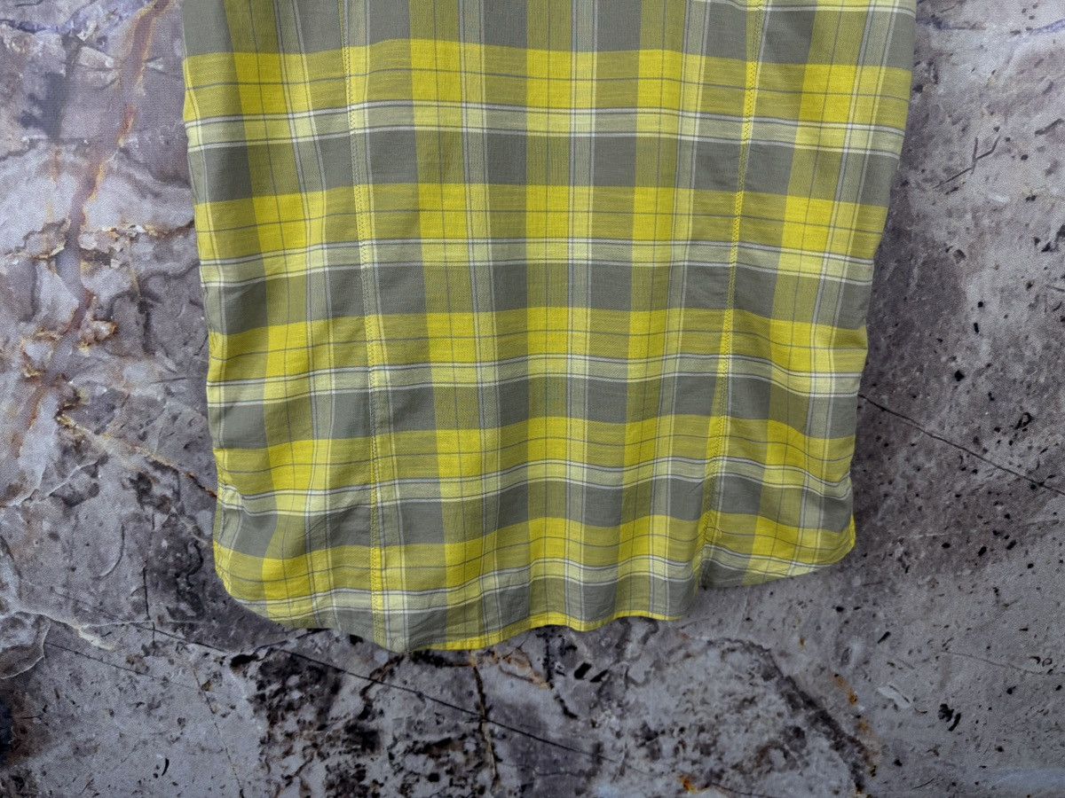 Diesel Diesel Yellow Gray Plaid Short Sleeve Shirt Button Up Casual Size US M / EU 48-50 / 2 - 14 Thumbnail