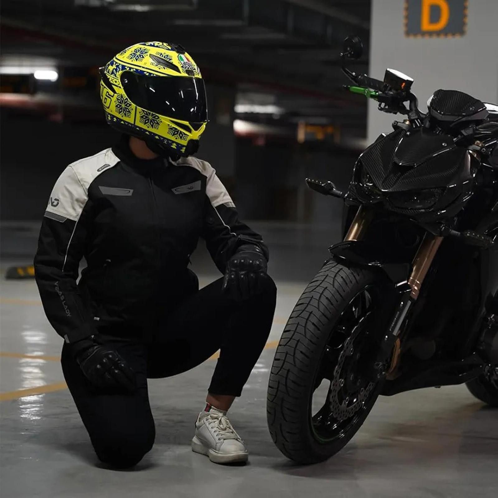 MD75 WD Motorcycle Jacket Vegas Women Small- with CE Armor Size S / US 4 / IT 40 - 4 Thumbnail