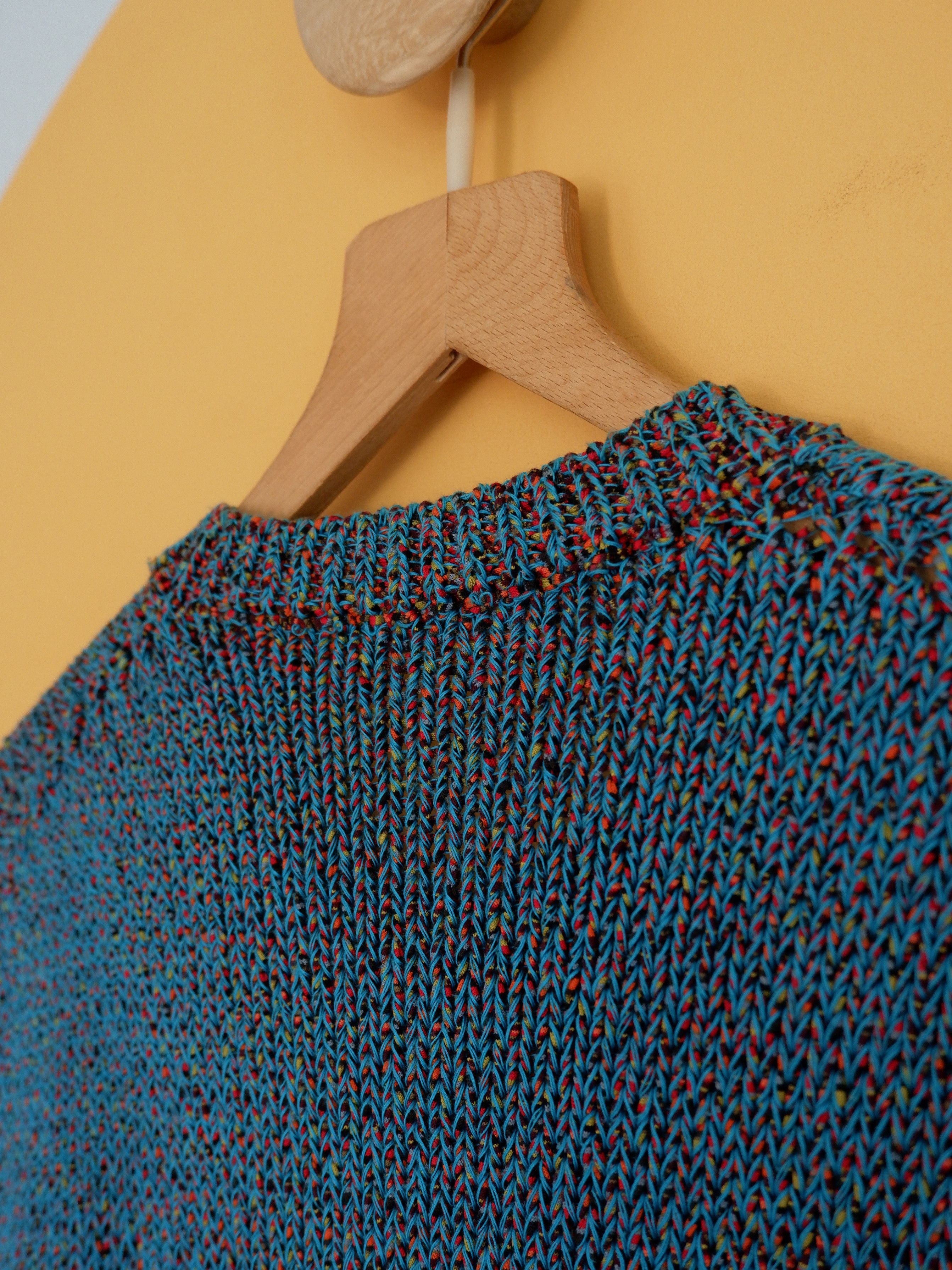 Jil Sander Last drop! Jil Sander turquoise sweater runway SS12 Size US L / EU 52-54 / 3 - 5 Thumbnail