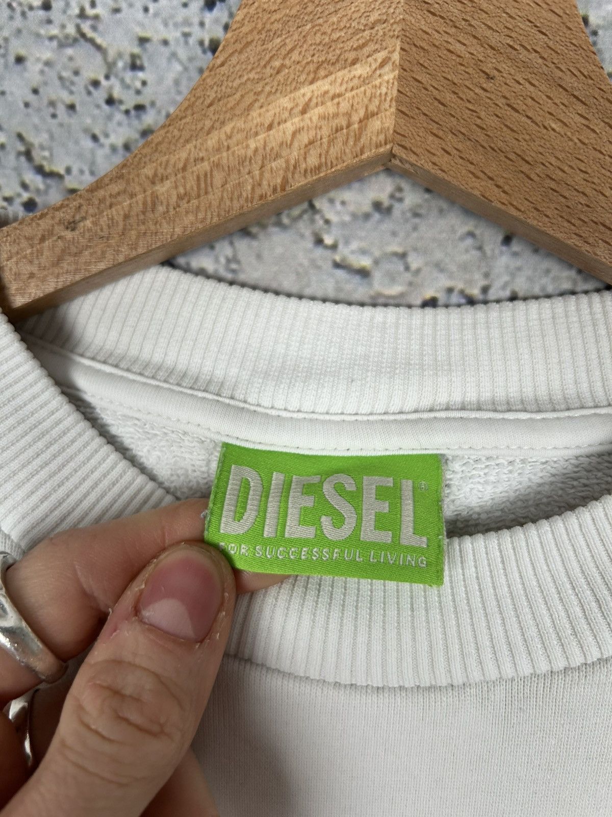 Diesel Vintage Diesel Support The Lovers Crewneck Streetwear Y2K Size US L / EU 52-54 / 3 - 7 Thumbnail