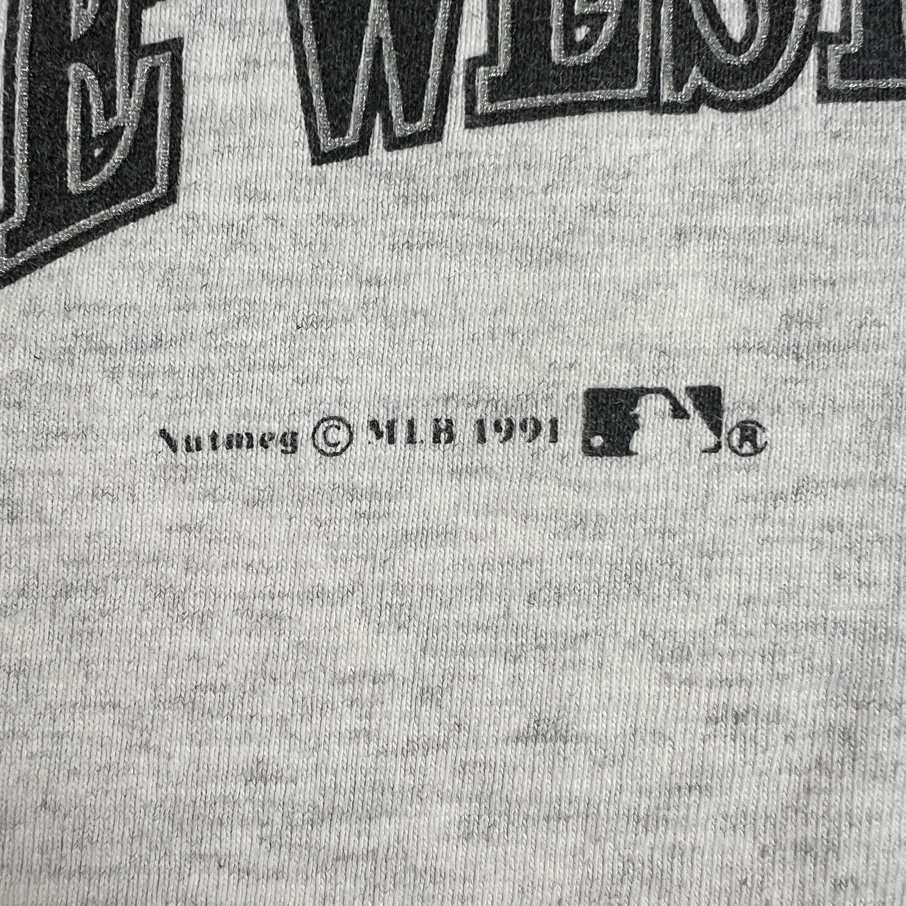 Nutmeg VTG 90s Nutmeg Chicago White Sox Shirt Single Stitch Tee Size US L / EU 52-54 / 3 - 6 Thumbnail