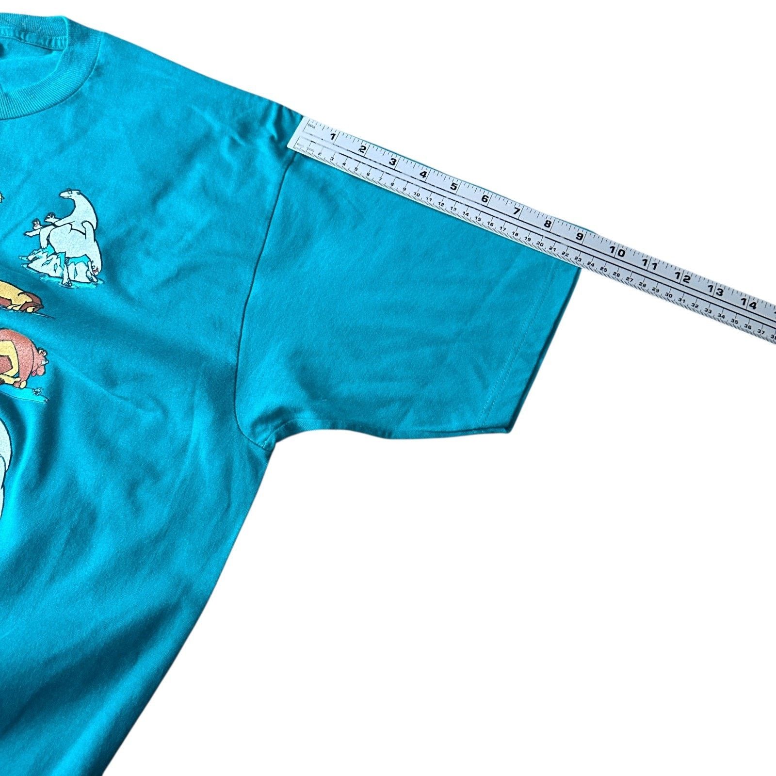 Jerzees VTG Love Alaskan Animal Sex T-Shirt Men's XL Blue USA 90s Size US XL / EU 56 / 4 - 9 Thumbnail
