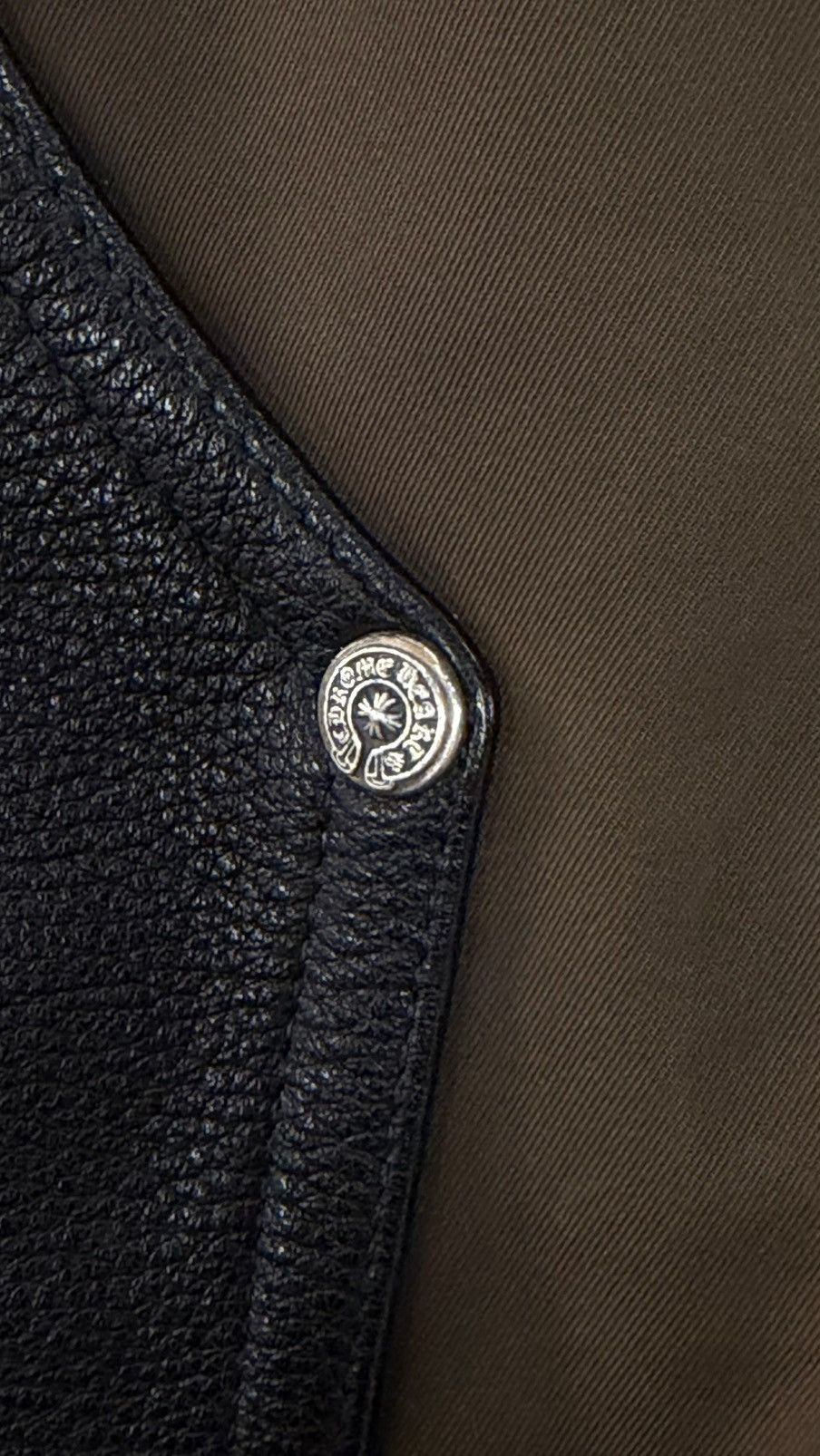 Chrome Hearts Chrome Hearts Brown Nylon and Leather Double Knee Pants Size US 32 / EU 48 - 3 Thumbnail