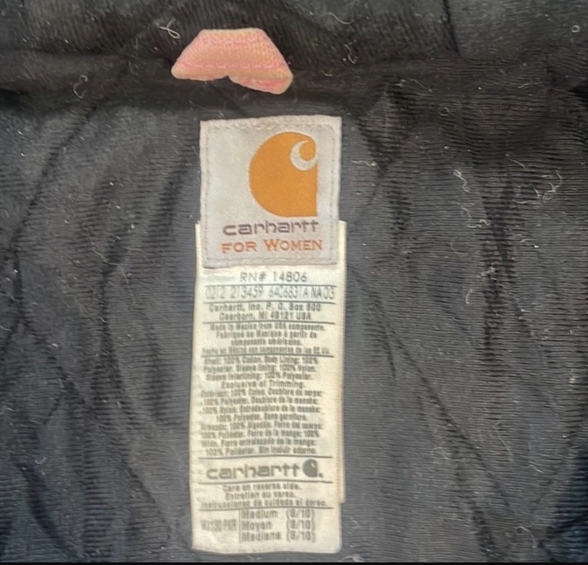 Carhartt Rare Pink Women’s Active Jacket Size M / US 6-8 / IT 42-44 - 4 Thumbnail