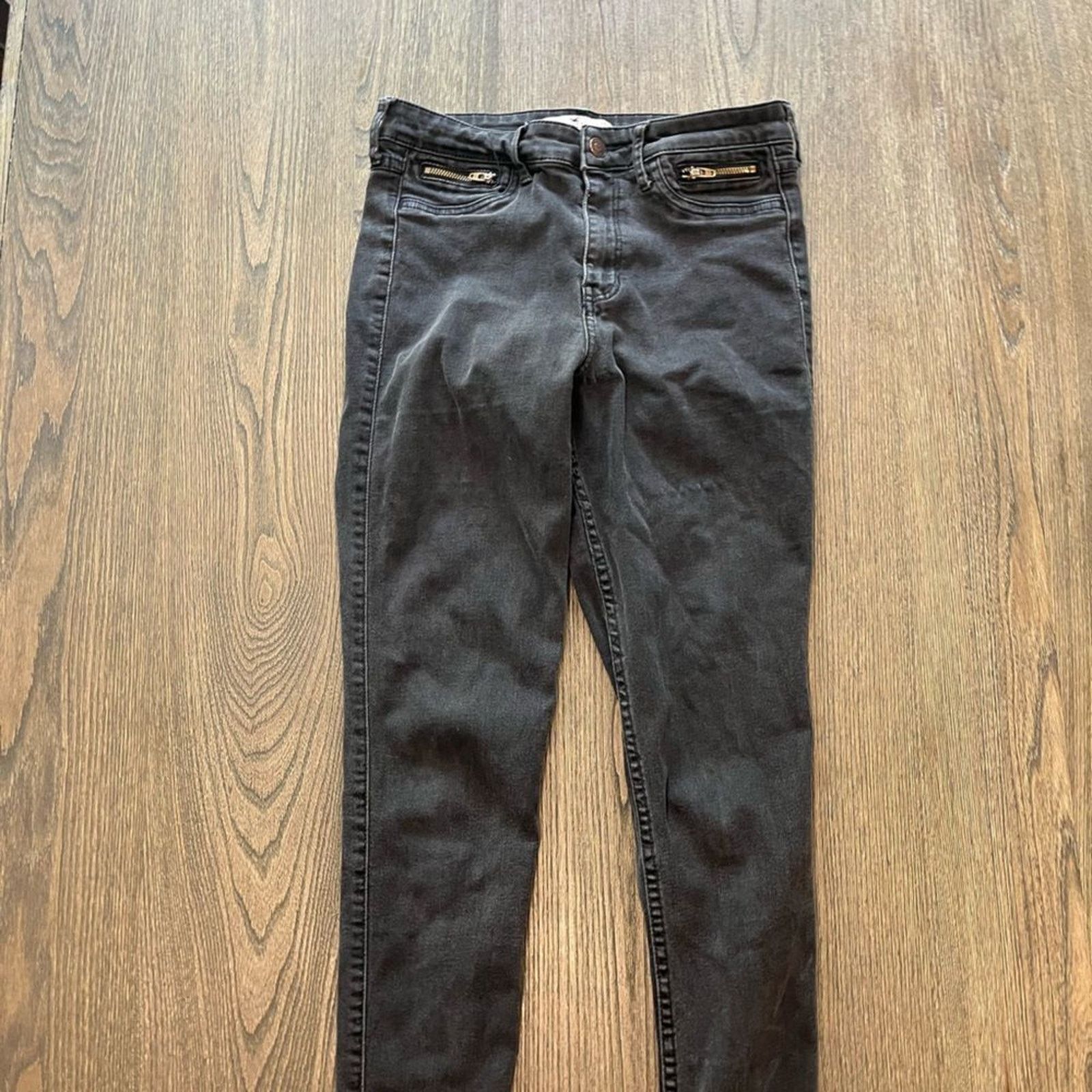 Hollister Hollister Black Skinny Jeans Size 5R Size 25" / US 0 / IT 36 - 3 Thumbnail
