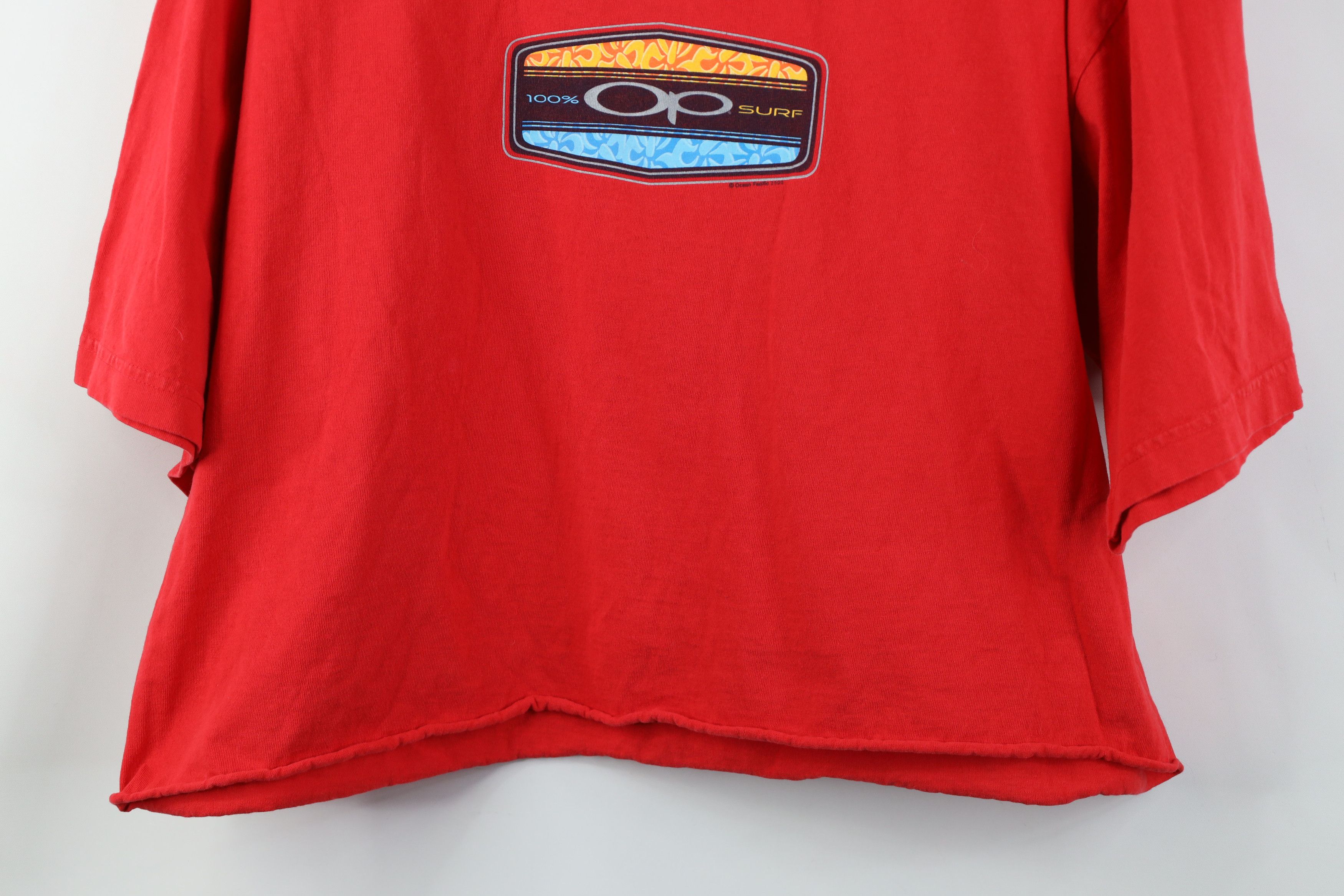 Ocean Pacific Vintage Y2K 2000 Ocean Pacific OP Surf Cropped T-Shirt Size L / US 10 / IT 46 - 3 Thumbnail