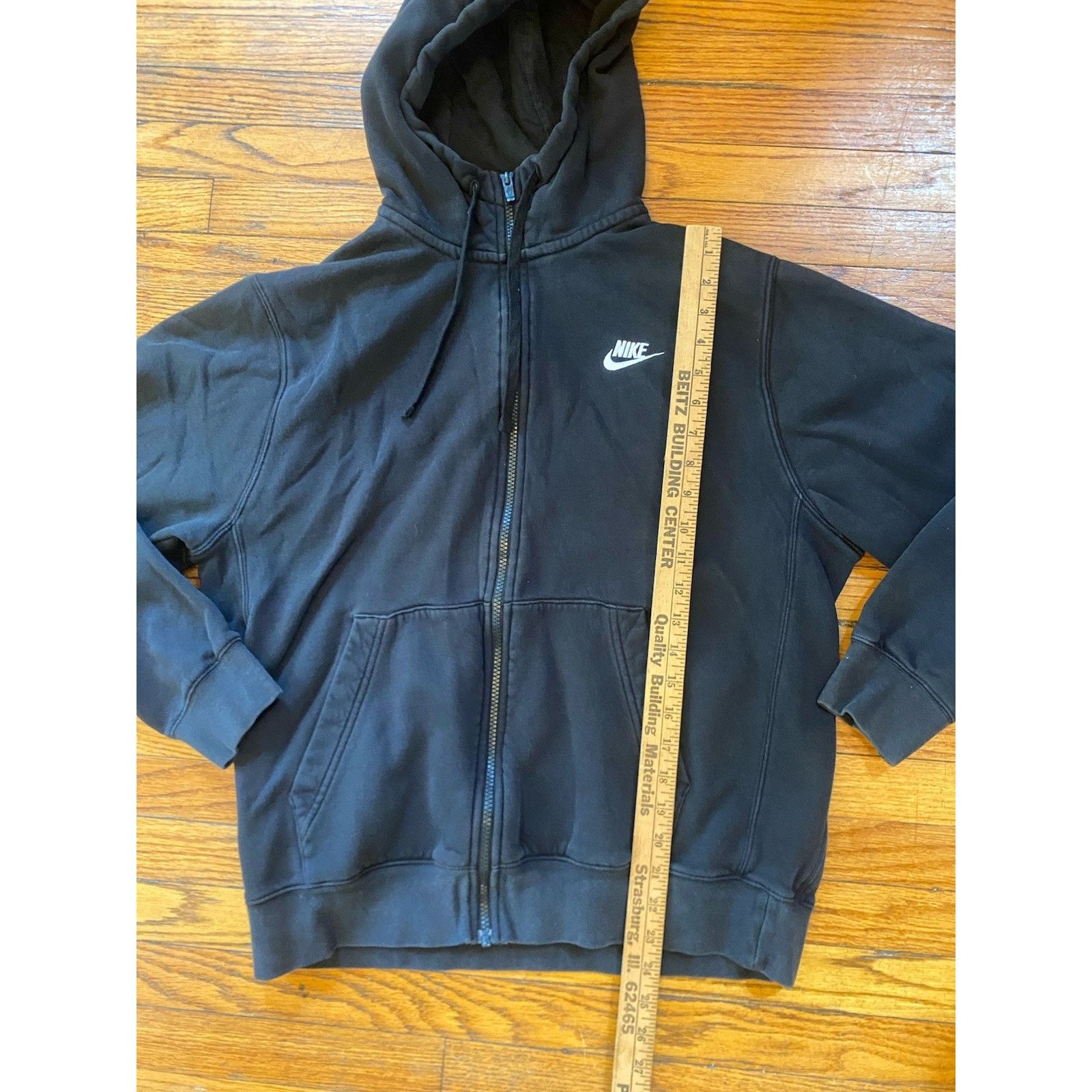 Nike Nike Black Hoodie Sweatshirt Zip Men’s Women’s Medium Jacket Size US M / EU 48-50 / 2 - 6 Thumbnail