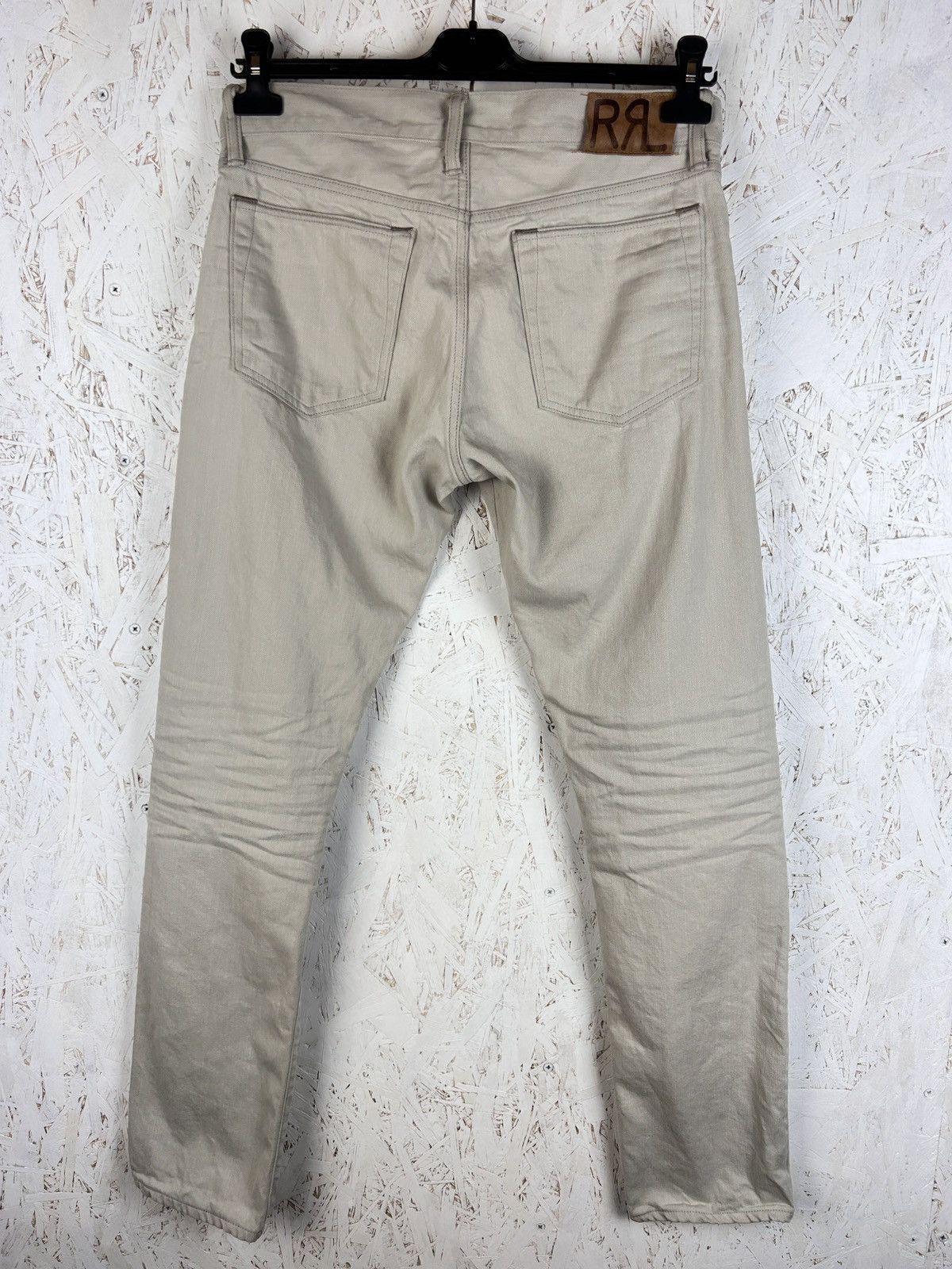 Ralph Lauren RRL Slim Narrow Shuttle Woven Selvedge Denim Jeans Size US 31 - 6 Thumbnail