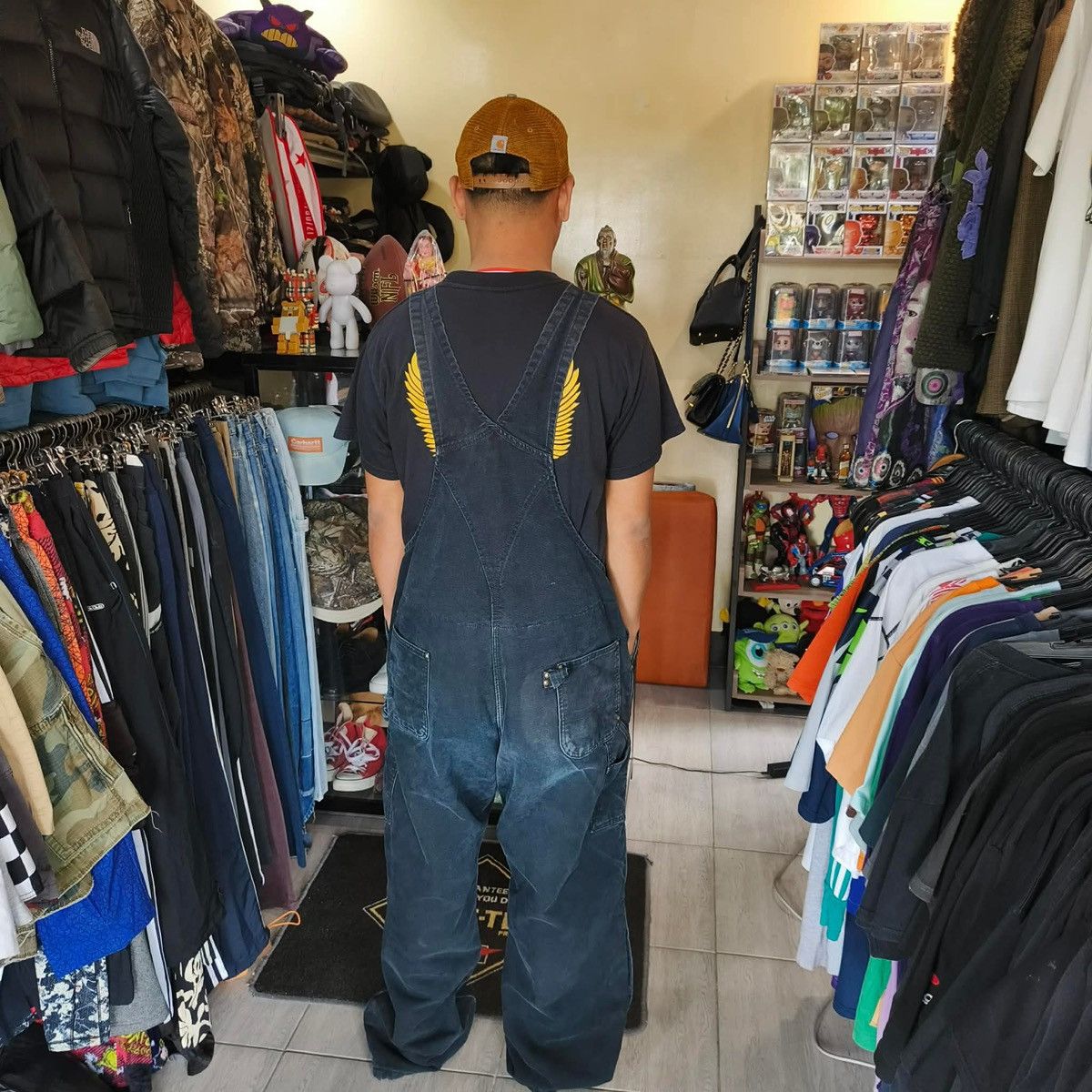 Carhartt Carhartt RO2 BLK Overall Baggy Double Knee /Size 32 to 46 Size US 44 / EU 60 - 11 Thumbnail