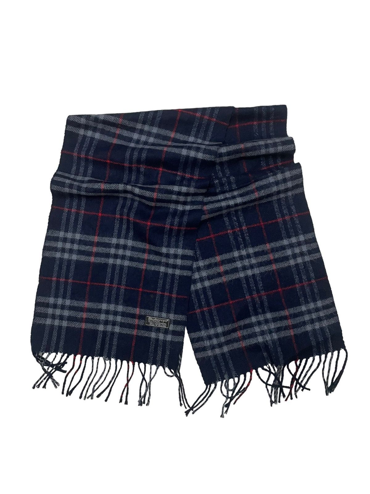 Burberry Vintagr Burberry Scarf Checkered Size ONE SIZE - 1 Thumbnail