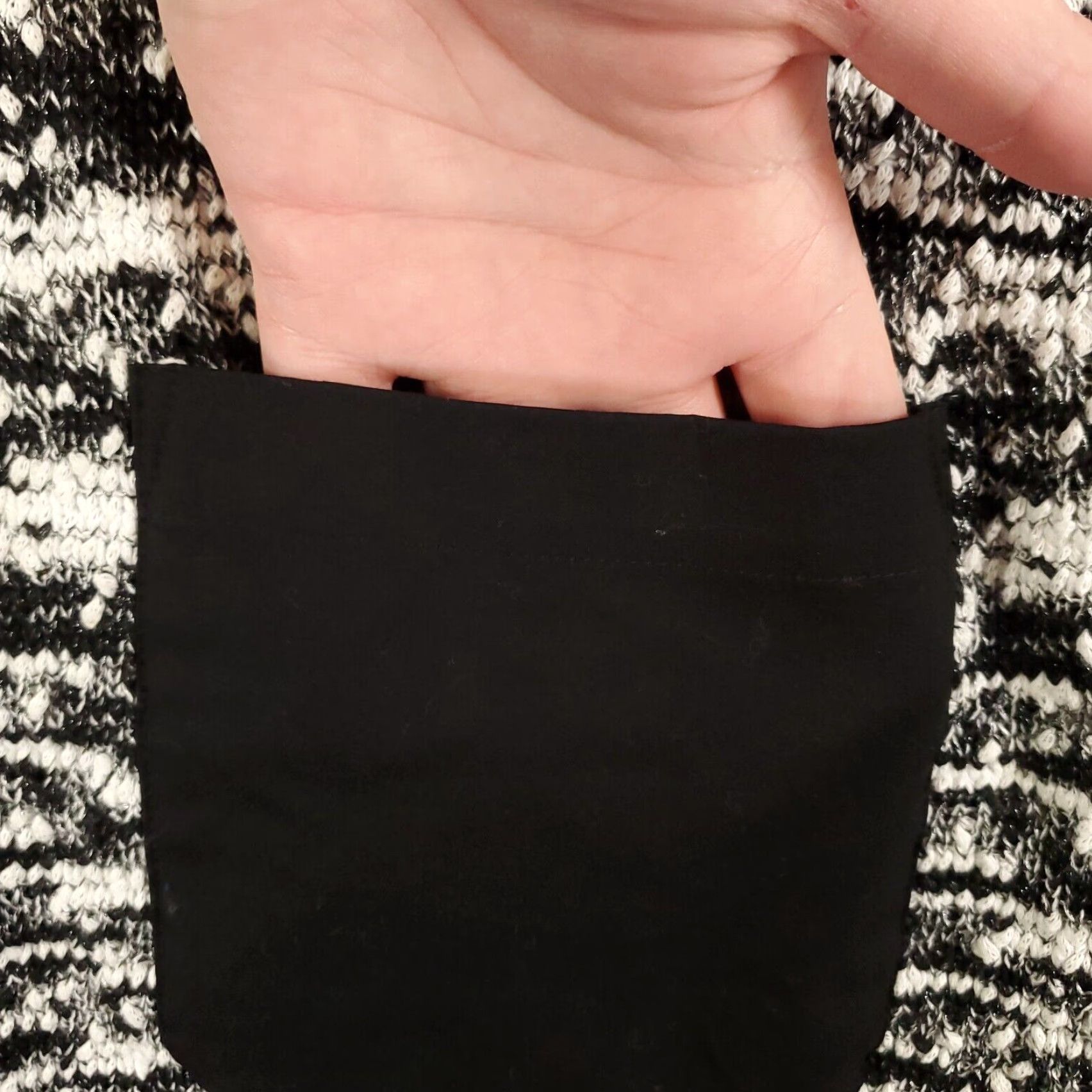 Vintage VINTAGE Lafayette 148 New York Sweater Cardigan Women's M Black Knit Button Pockets 3-4 Season Classic Size M / US 6-8 / IT 42-44 - 6 Thumbnail