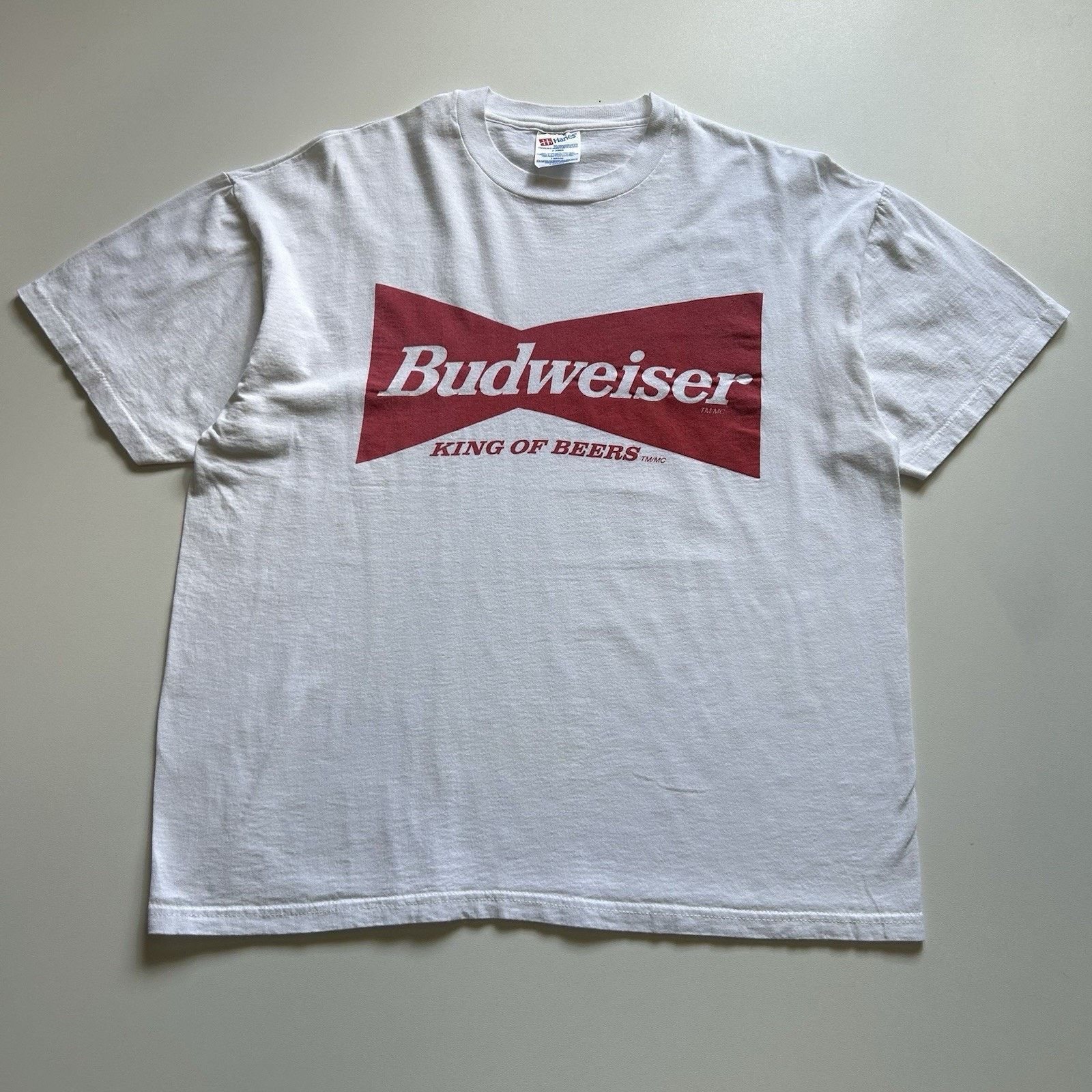 Budweiser × Hanes × Vintage Vintage 90s Budweiser Beer Promo