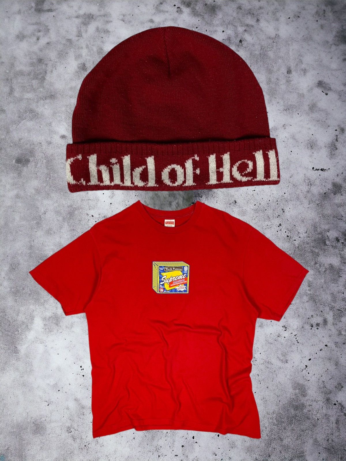 Supreme child of hell 2024 beanie