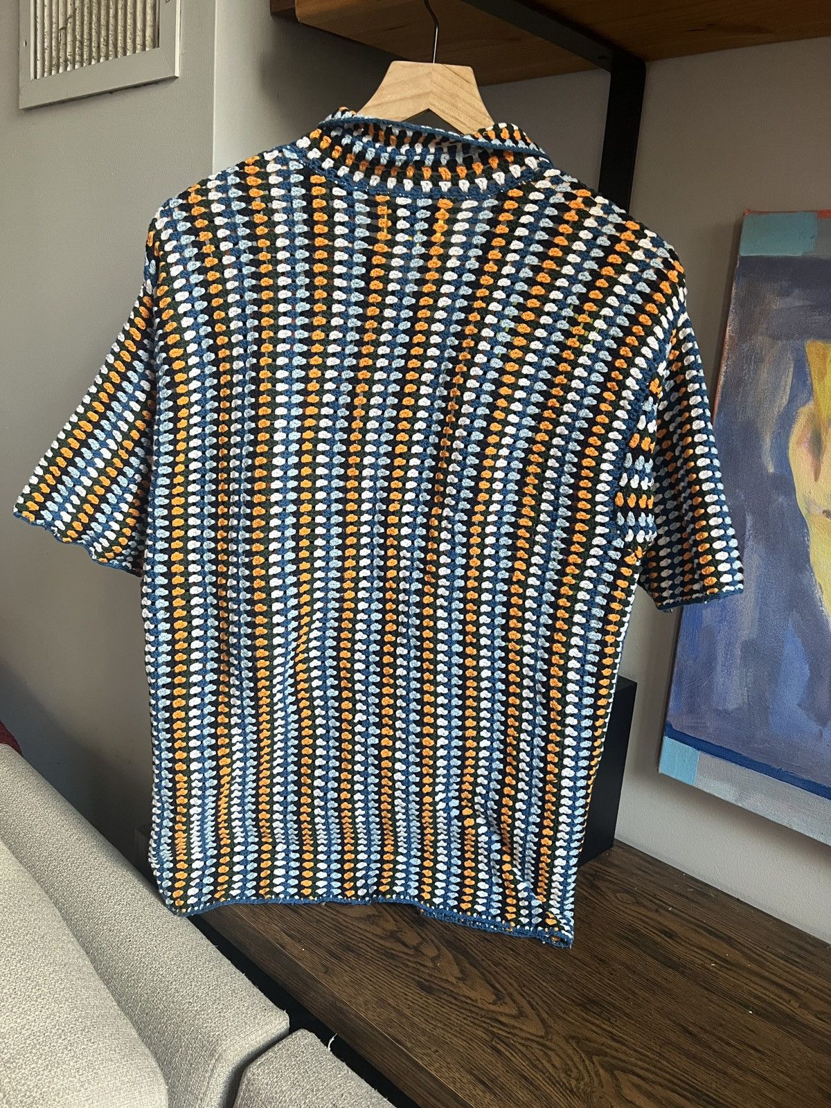 Golf Wang GOLF WANG Crochet Camp Shirt Size US L / EU 52-54 / 3 - 4 Thumbnail