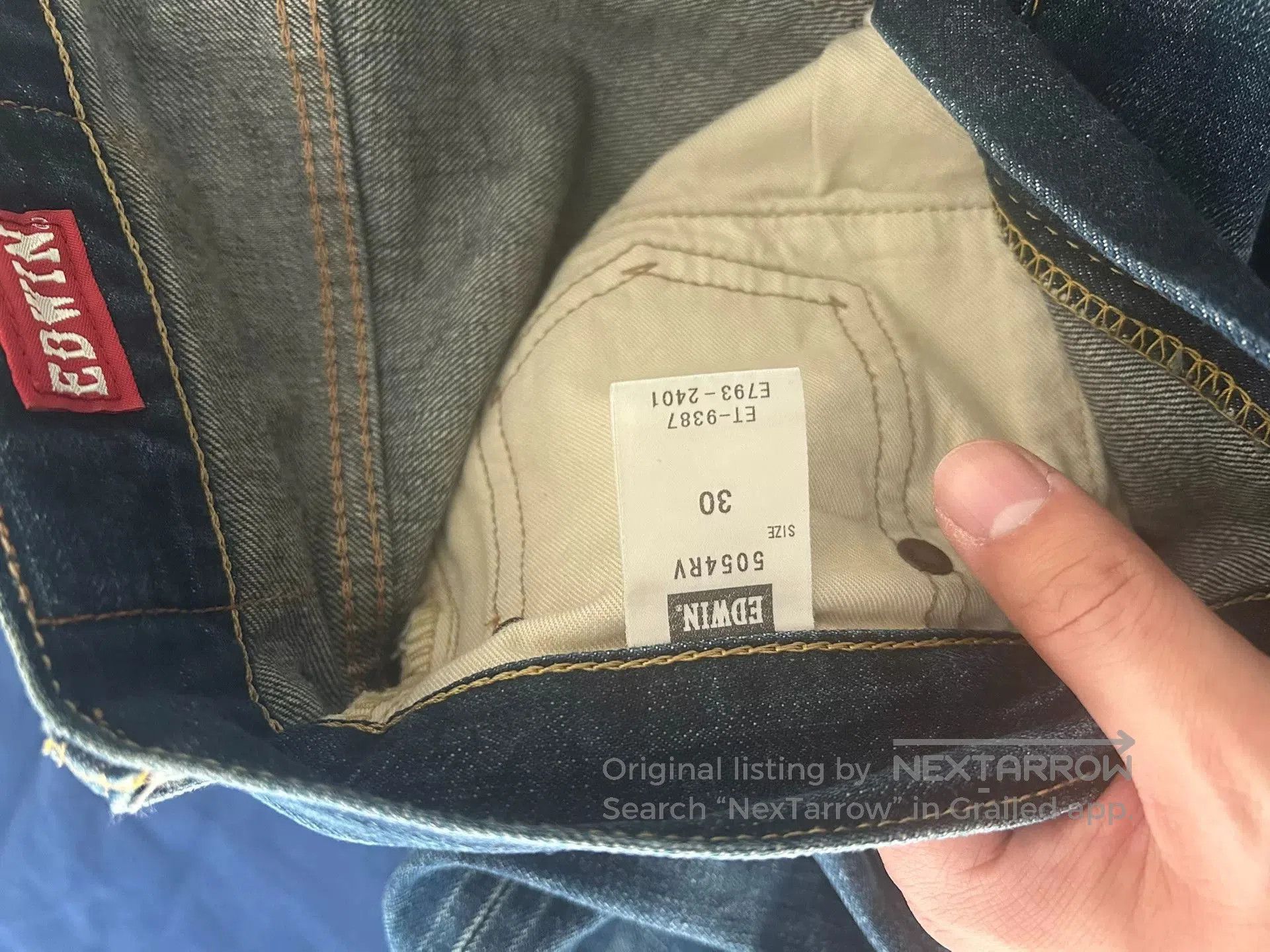 Edwin Edwin Men's Denim Washed Jeans. Size US 28 / EU 44 - 8 Thumbnail