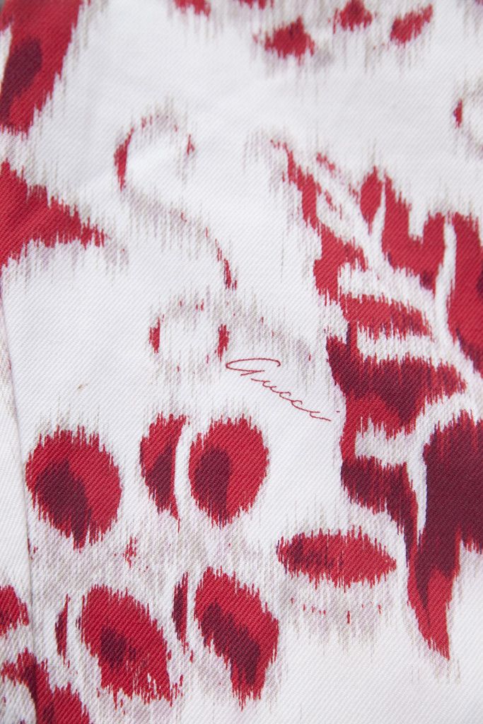 Gucci SS00 Blurry print flared pants Size 28" / US 6 / IT 42 - 5 Thumbnail