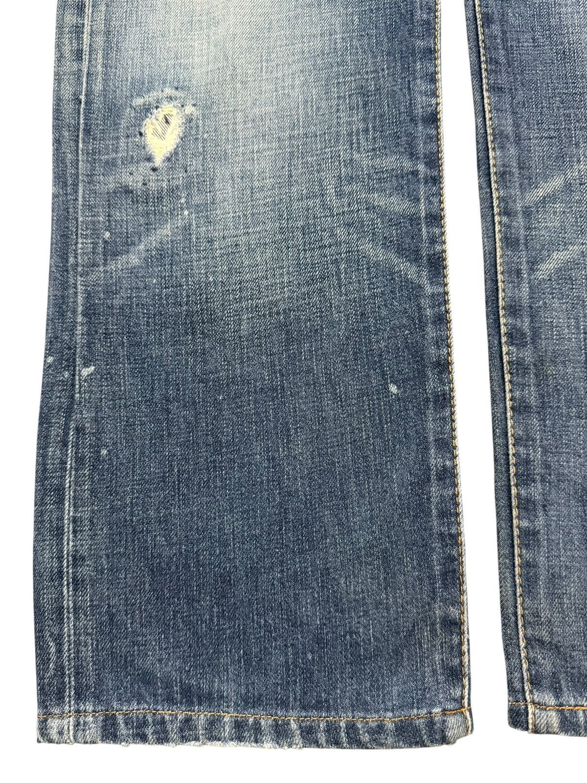 Sugar Cane Vintage Japanese Brand Faded Wash Clawmark Distress Loose Size US 29 - 7 Thumbnail