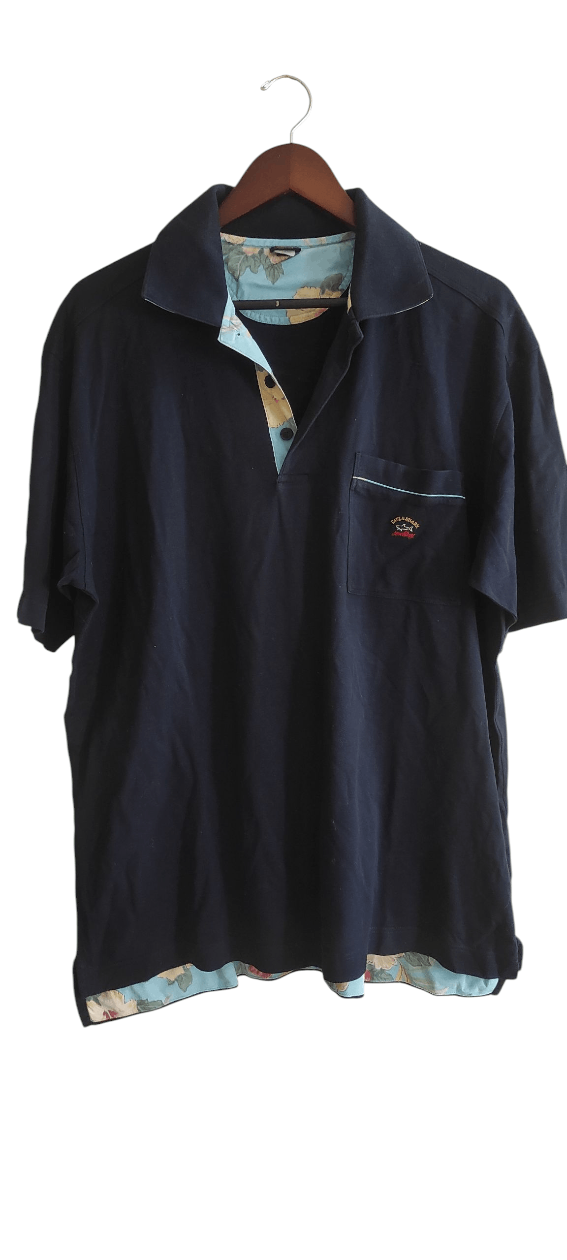Vintage Paul & Shark Vintage Polo T-Shirt L Size US XXL / EU 58 / 5 - 3 Thumbnail