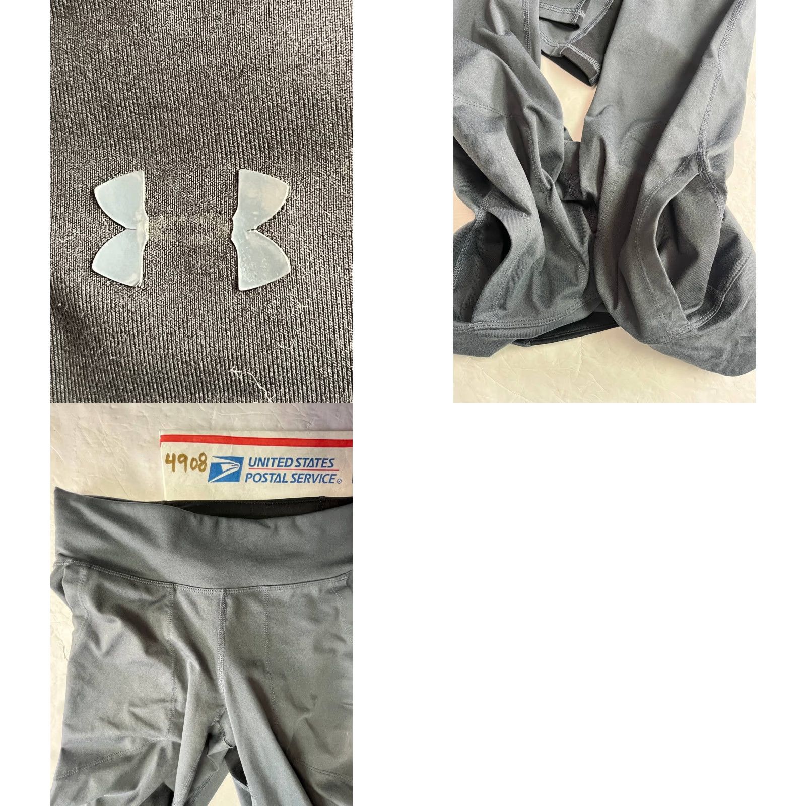 Under Armour Under Armour Leggings Pants Women S Small Black See Measurements Waist 26 in Compression Athletic Yoga Gray Size 28" / US 6 / IT 42 - 8 Thumbnail