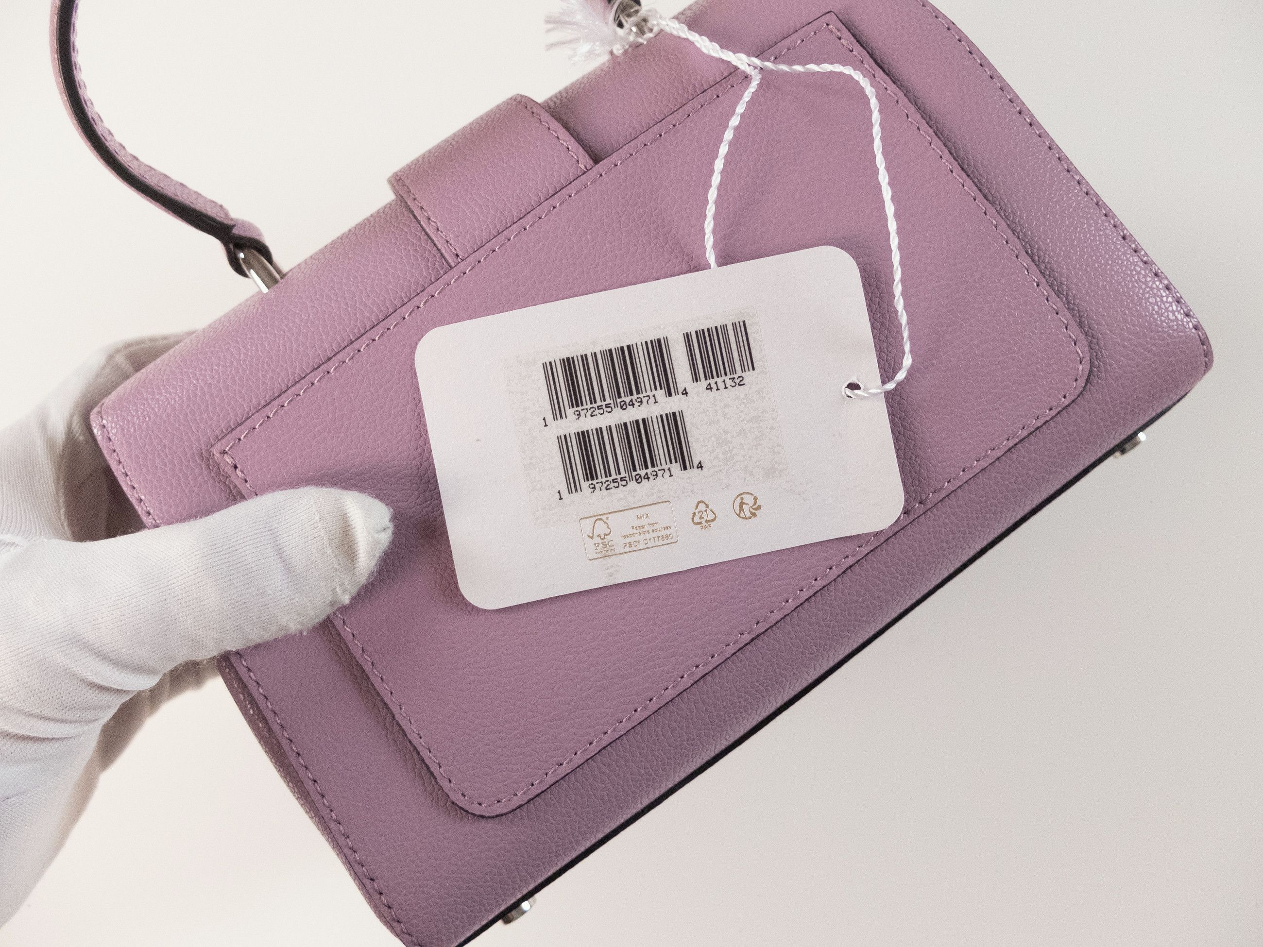 Jimmy Choo JIMMY CHOO Cheri mauve purple small top handle bag Size ONE SIZE - 6 Thumbnail