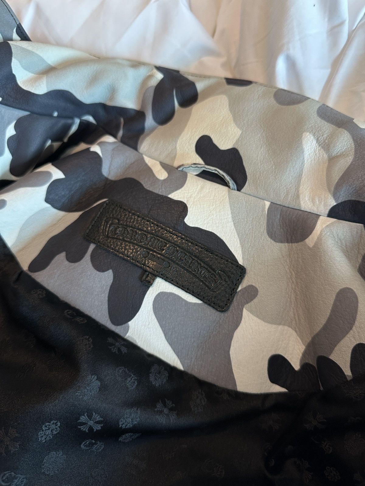 Chrome Hearts Chrome Hearts Camo Leather Puffer Jacket Size US L / EU 52-54 / 3 - 9 Thumbnail