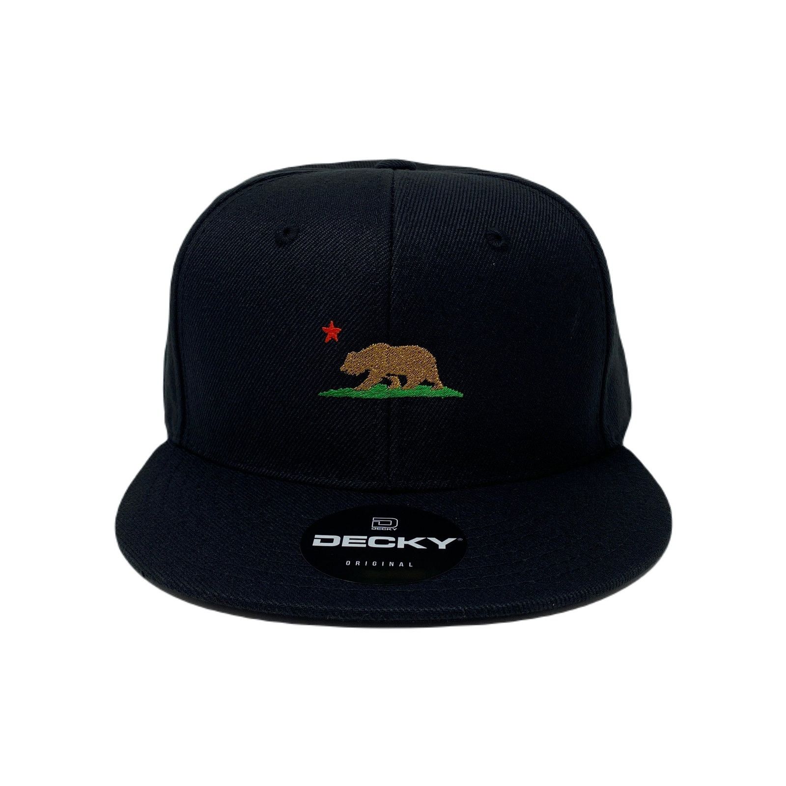 Other California Republic Bear Snapback Hat All Black Size ONE SIZE - 2 Thumbnail