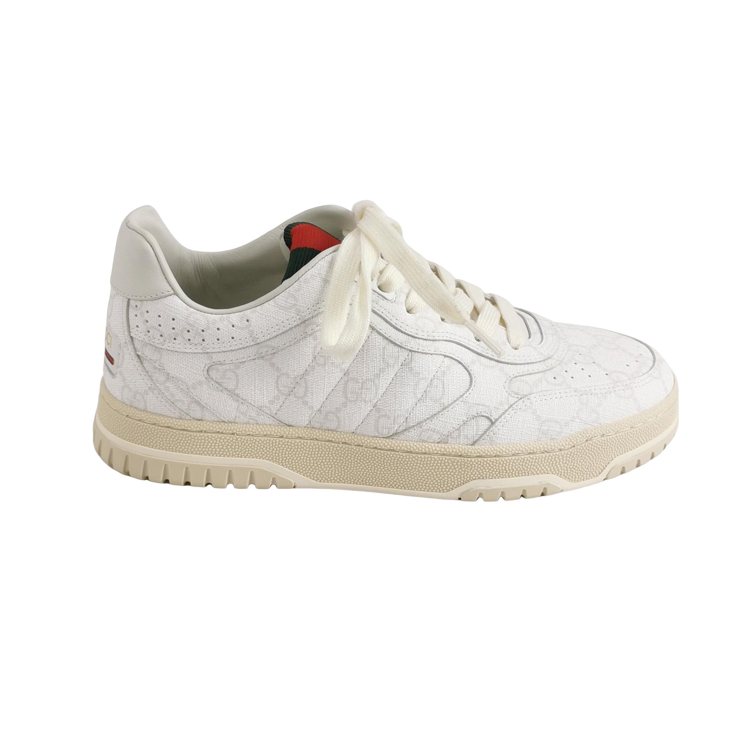 Gucci Gucci Re-Web Monogram Low-Top Sneakers US 6.5 Size US 6 / EU 39 - 1 Thumbnail