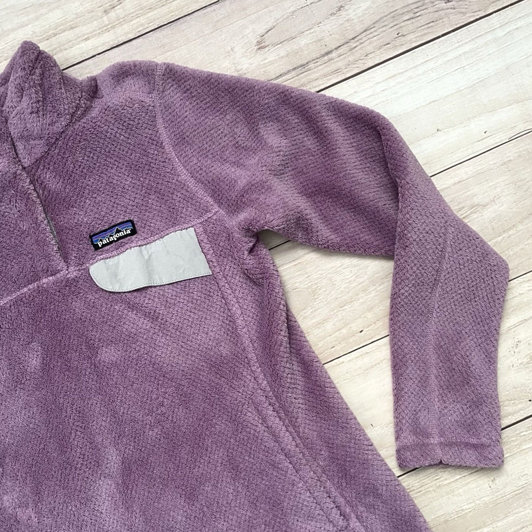 Patagonia VINTAGE Patagonia Re-Tool Jacket Women’s Size S Purple Mid-Length Long Sleeve Casual Travel Fall Winter Spring Size S / US 4 / IT 40 - 4 Thumbnail
