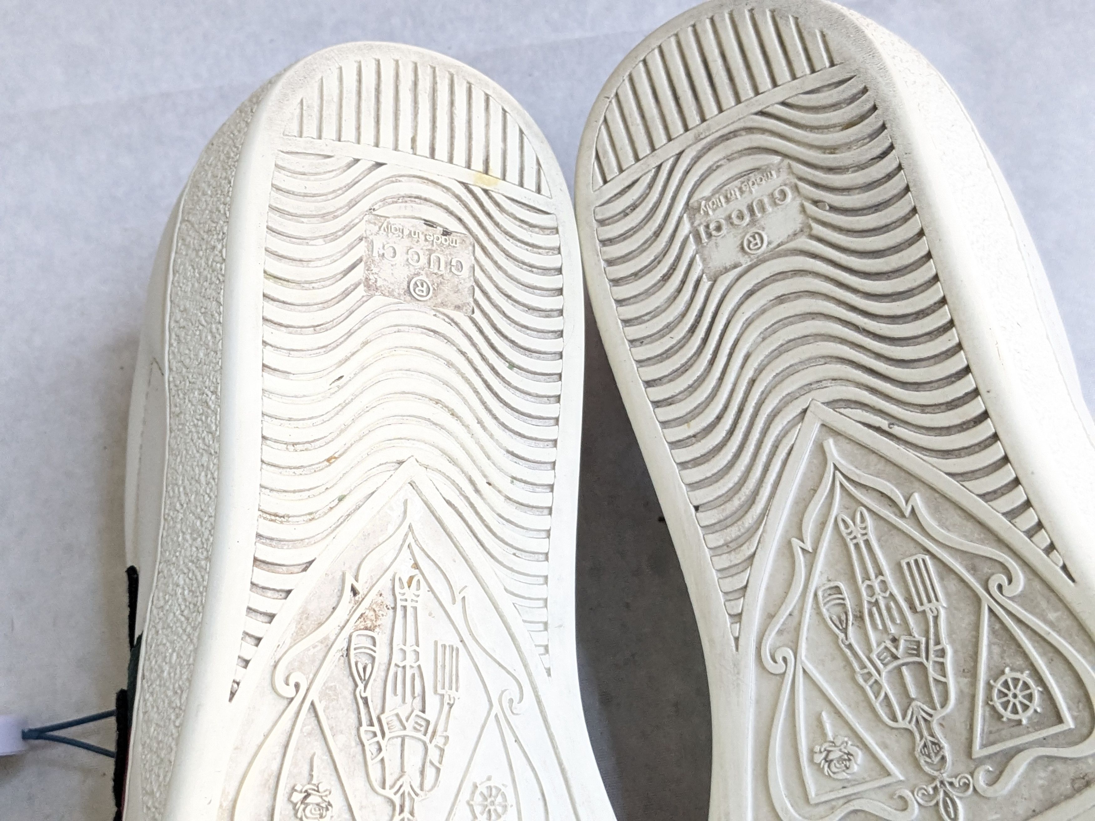 Gucci Gucci Ace Sneakers Snake 10 White Low Tops Leather Size US 10 / EU 43 - 15 Thumbnail