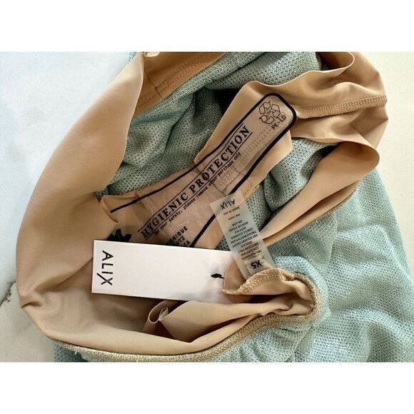 ALIX NYC Alix NYC NWT Dean Metallic Bodysuit in Blue/Green Size XS Size XS / US 0-2 / IT 36-38 - 5 Thumbnail