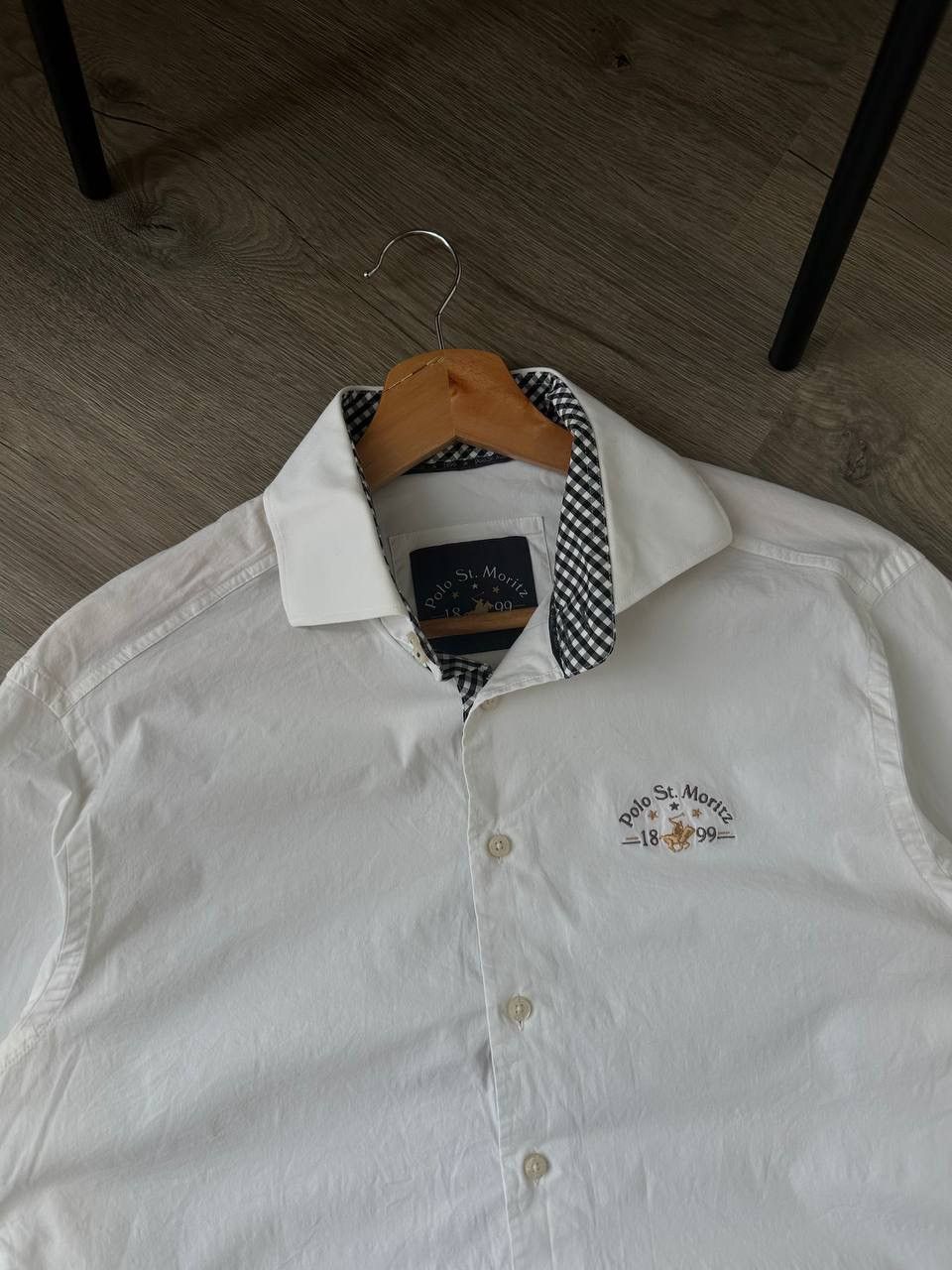 Polo Ralph Lauren Vintage Polo ST . Moritz White S Size Mens Shirt Size US S / EU 44-46 / 1 - 6 Thumbnail