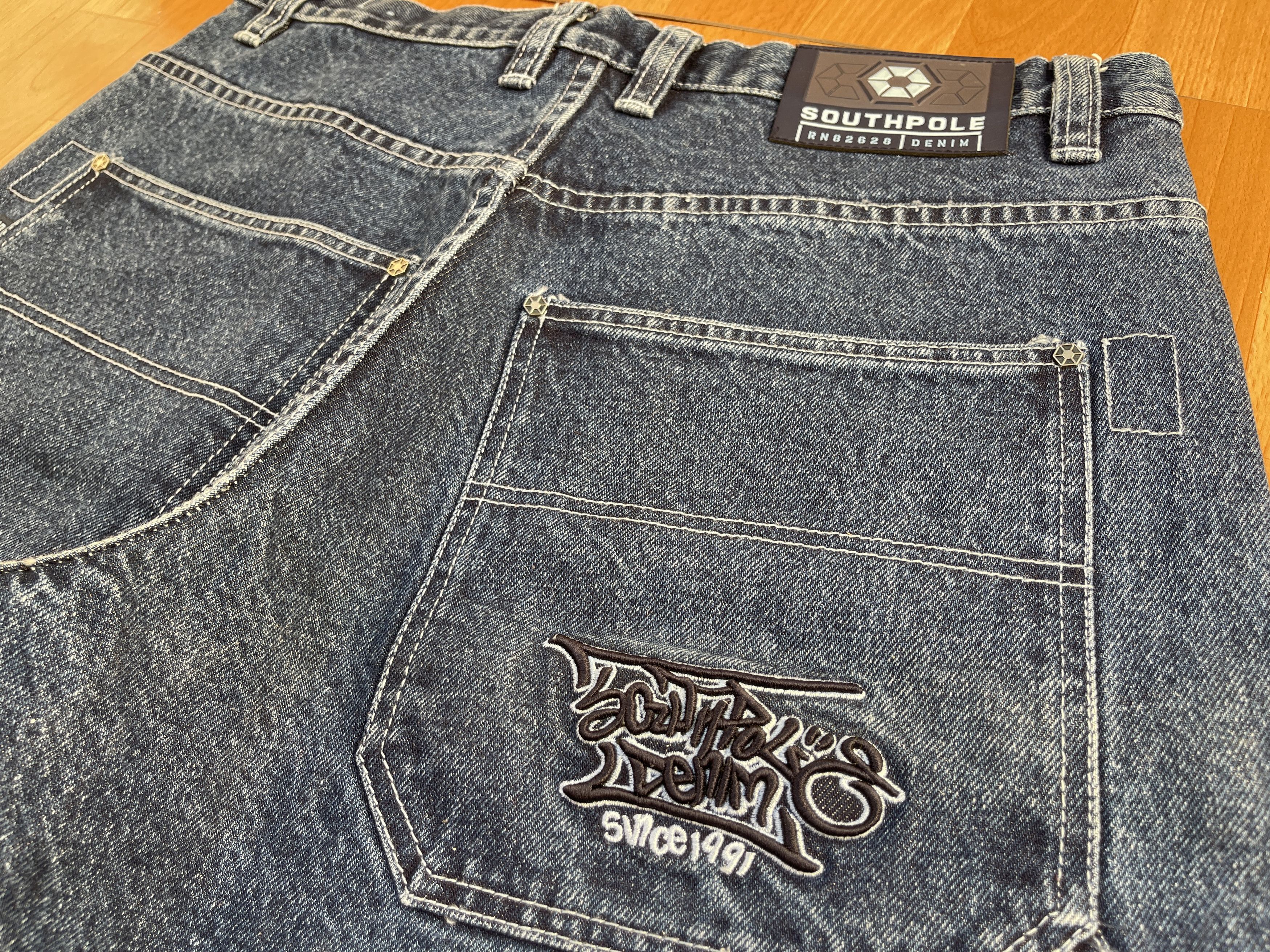 Southpole Southpole jeans, baggy vintage South Pole 90s hip hop Y2K 36 Size US 36 / EU 52 - 7 Thumbnail
