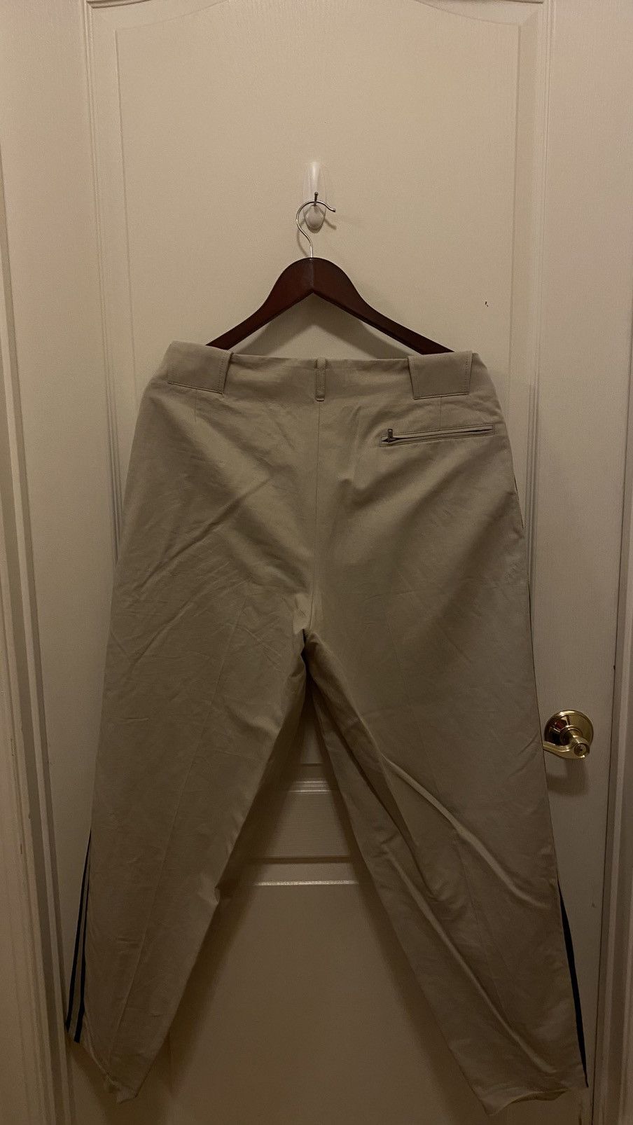 Ports 1961 Ports 1961 Side Stripe Trousers Beige Made in Italy Size US 32 / EU 48 - 4 Thumbnail